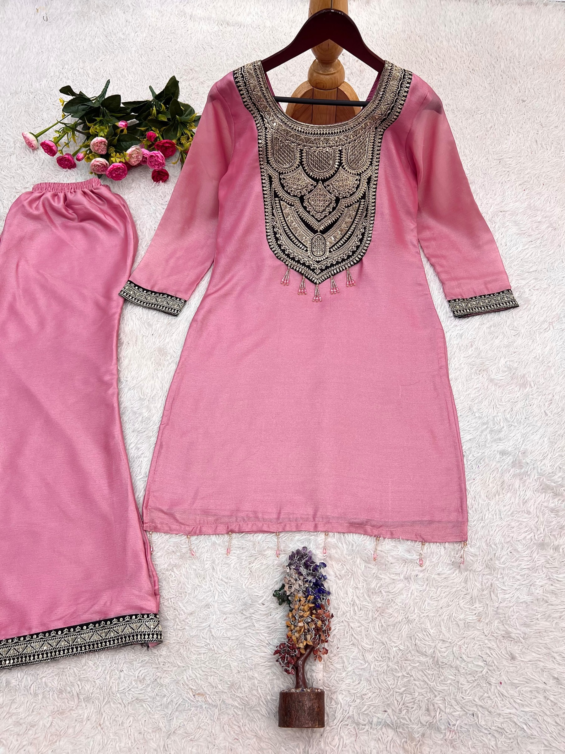 JD-660 | Solar Chiffon Silk Embroidered Designer Collection