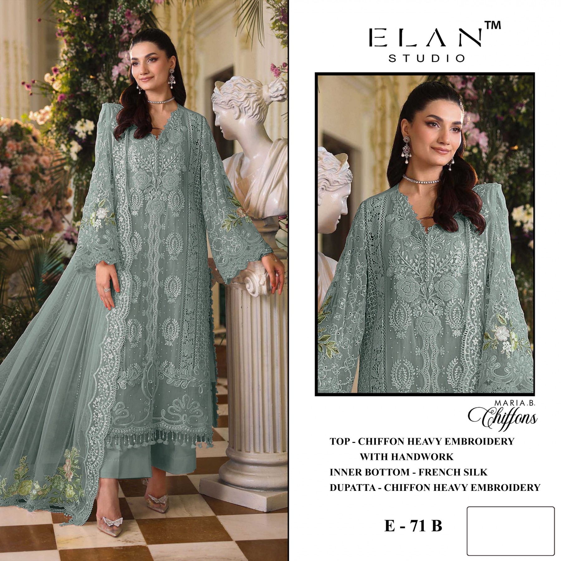 ELAN STUDIO | MARIA.B Chiffons | E-71 Designer Collection