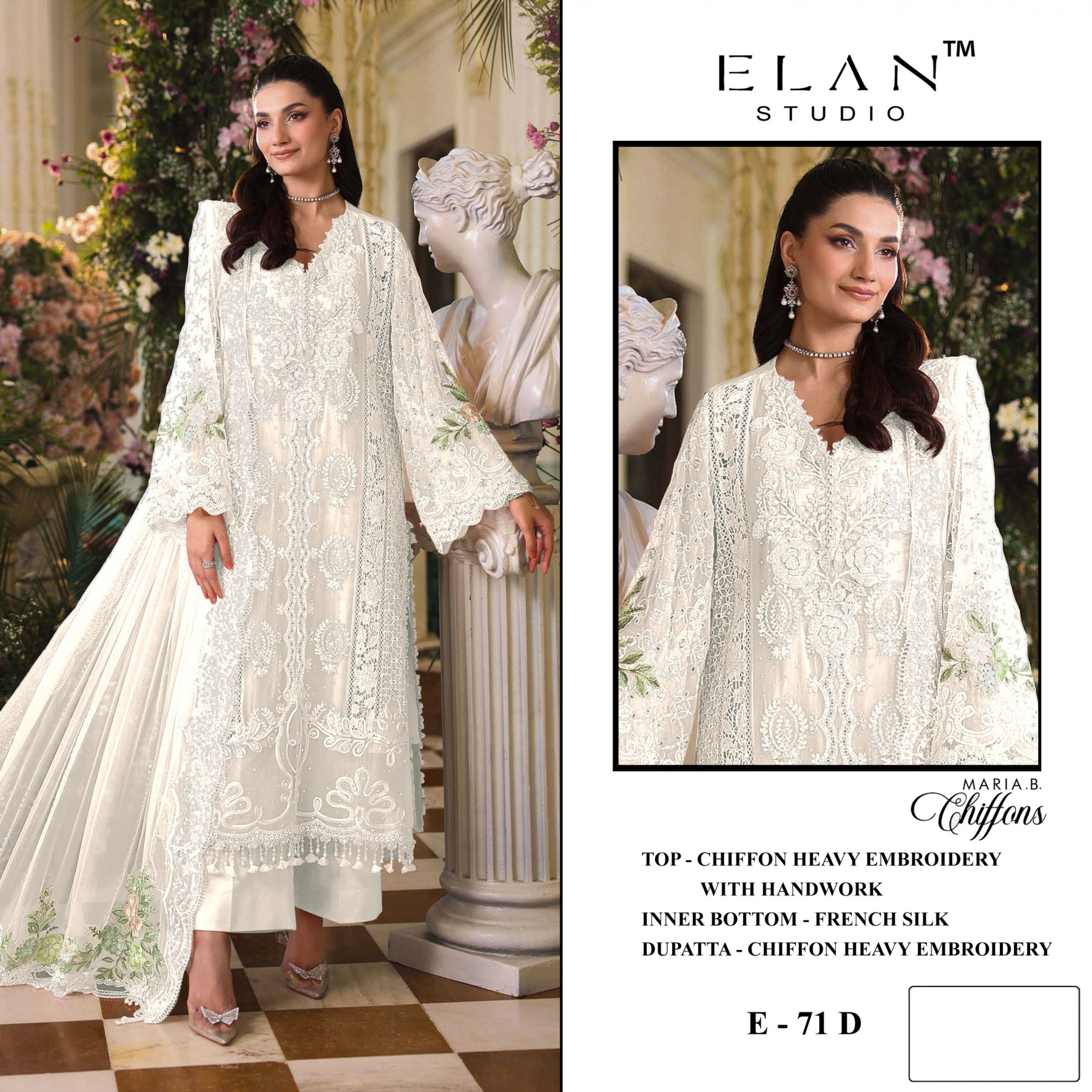 ELAN STUDIO | MARIA.B Chiffons | E-71 Designer Collection