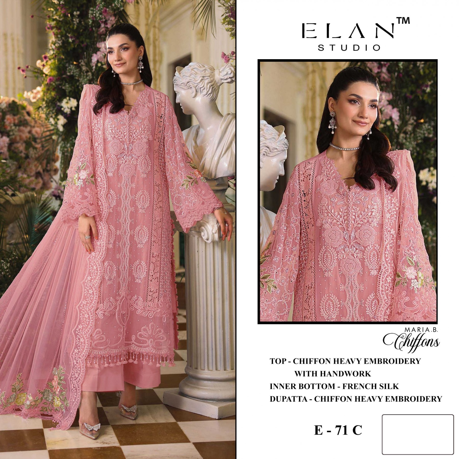 ELAN STUDIO | MARIA.B Chiffons | E-71 Designer Collection