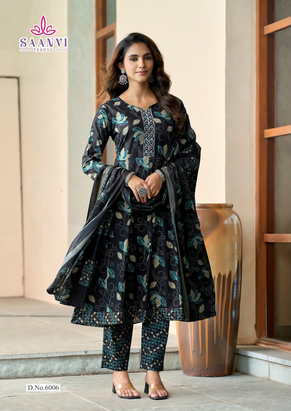 SAANVI TRENDS | RASHMIKA VOL-6 | Ready-Made Cotton Anarkali Collection