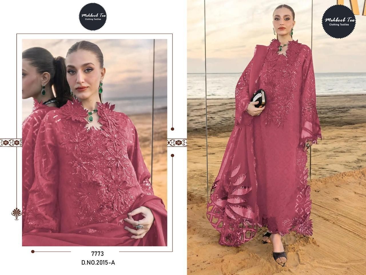 MEHBOOB TEX | Rangrasiya Lawn Vol-2 | Cotton Embroidery Collection