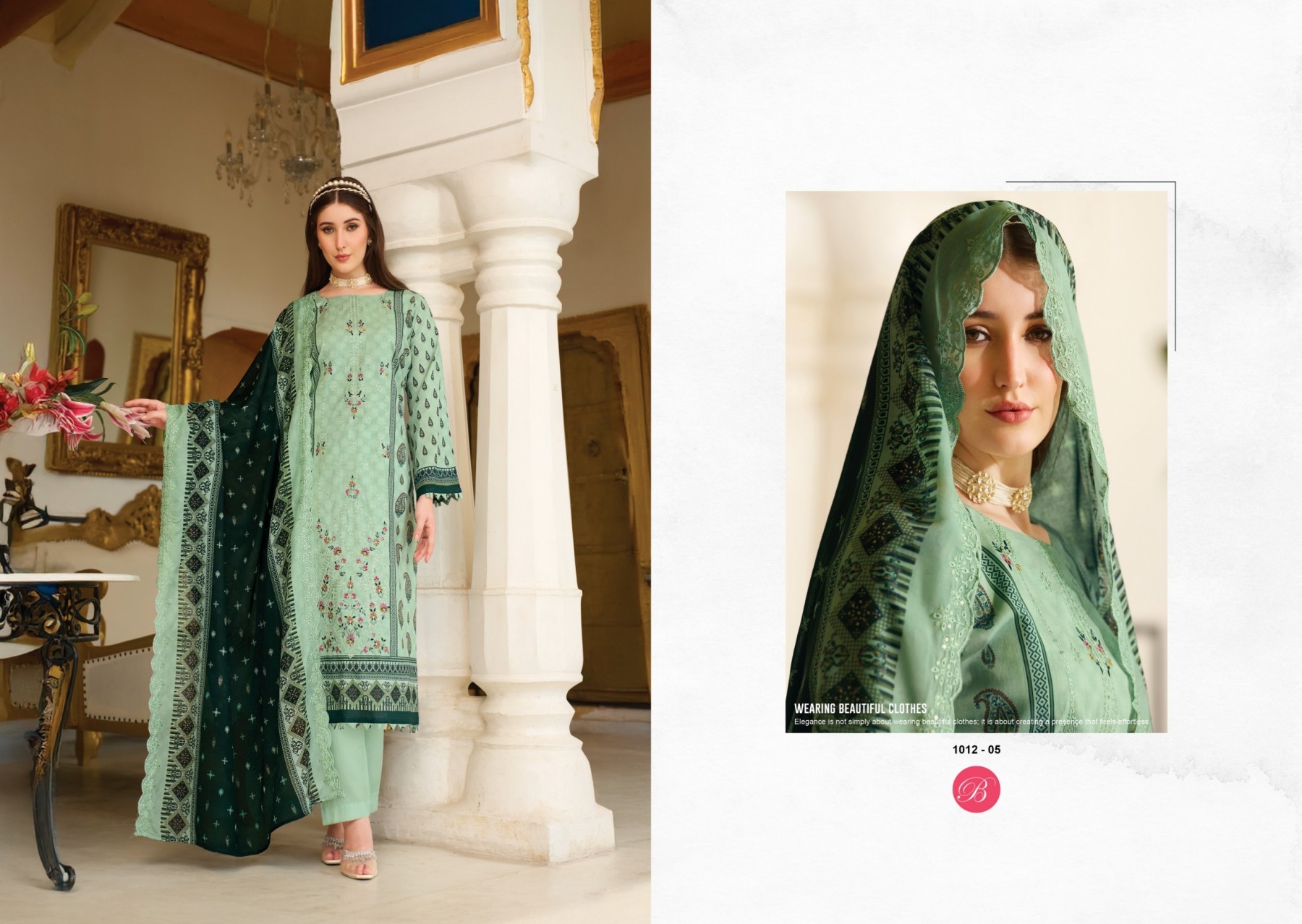 BELLIZA | Noor-E-Ishq Vol 2 | Pure Cotton Heavy Embroidery Collection