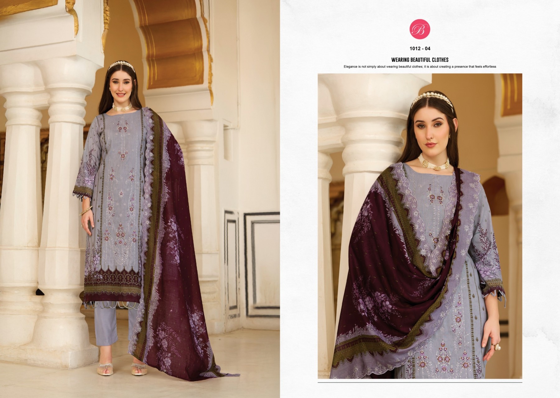 BELLIZA | Noor-E-Ishq Vol 2 | Pure Cotton Heavy Embroidery Collection