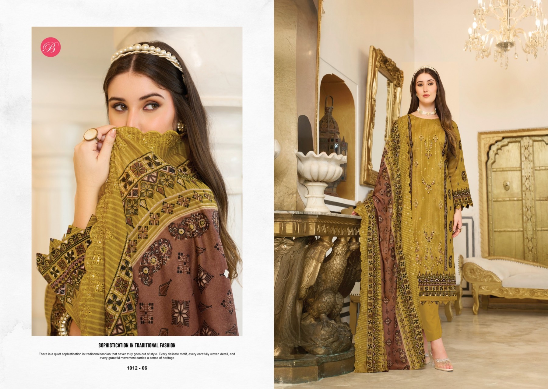 BELLIZA | Noor-E-Ishq Vol 2 | Pure Cotton Heavy Embroidery Collection