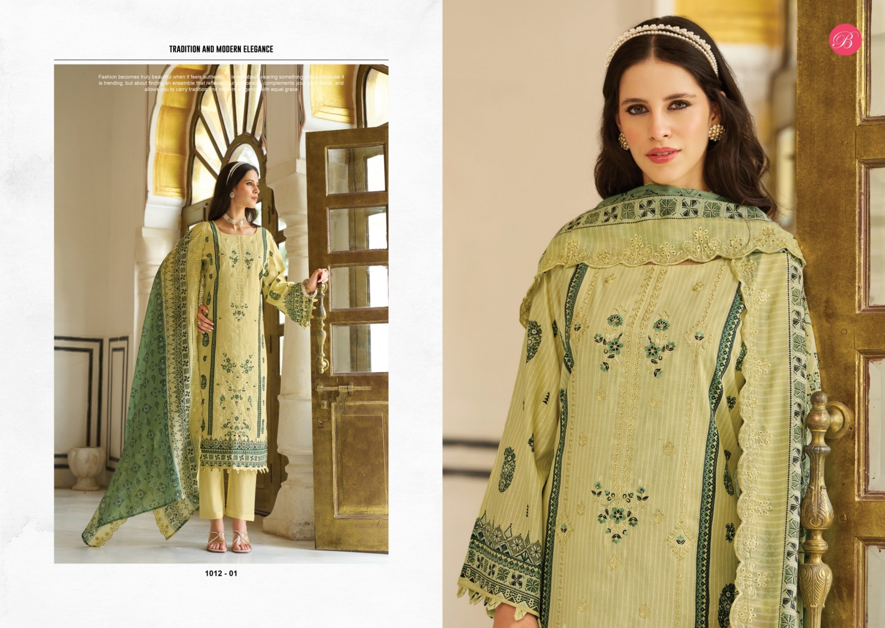 BELLIZA | Noor-E-Ishq Vol 2 | Pure Cotton Heavy Embroidery Collection