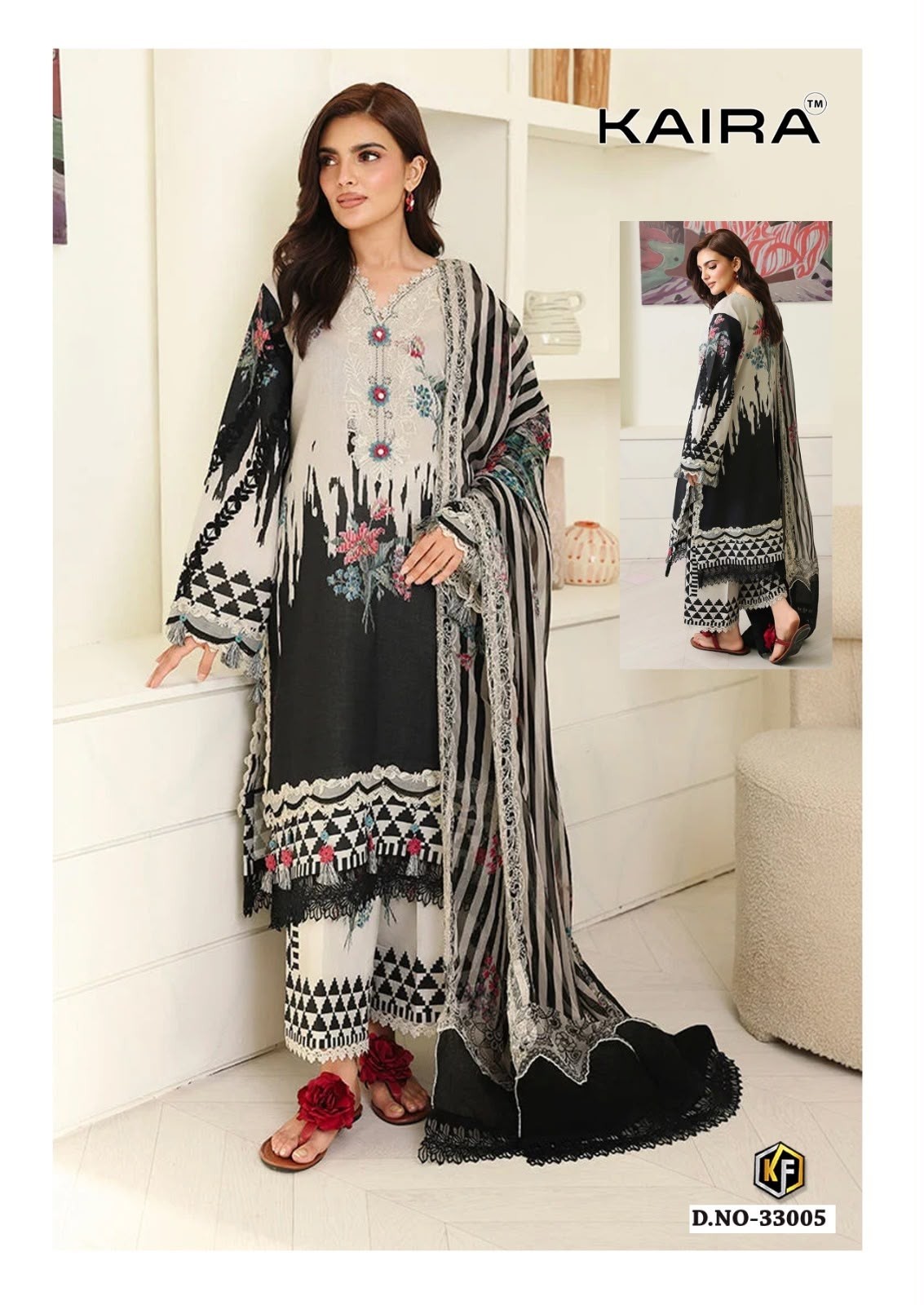 KEVAL FAB | KAIRA VOL 33 | Heavy Lawn Cotton Printed Collection