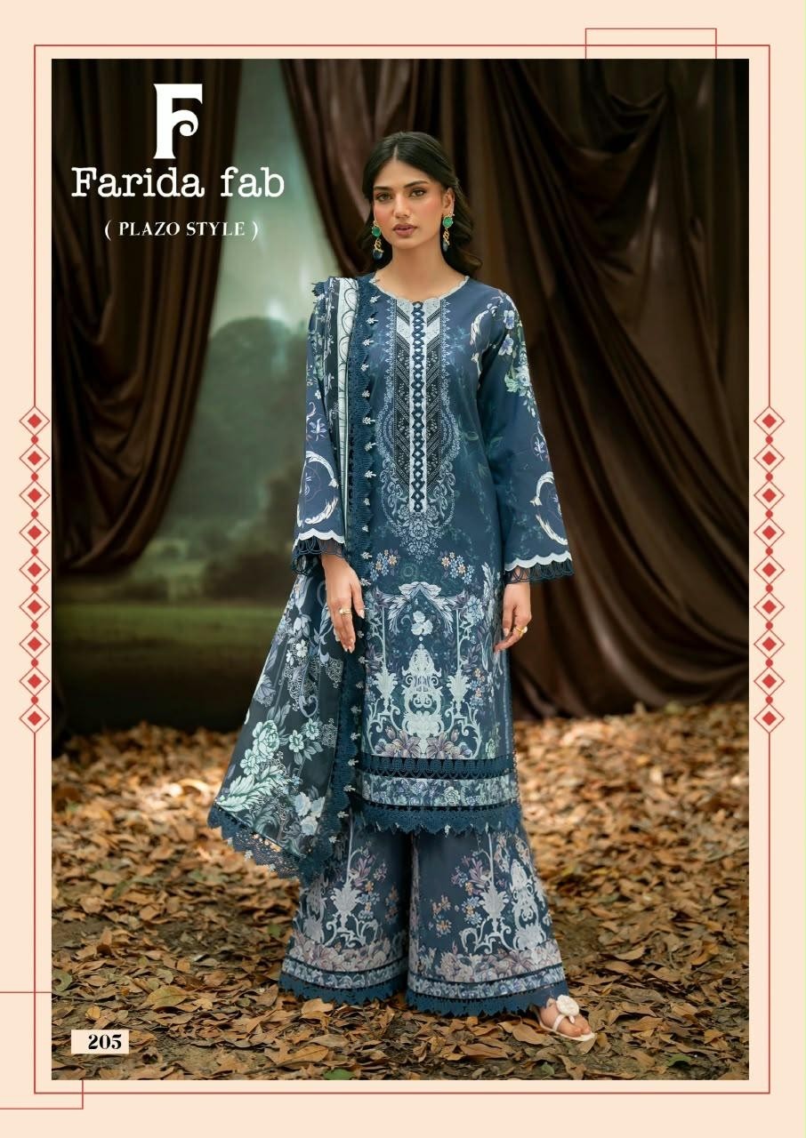 FARIDA FAB | MUSHQ VOL 2 | Pure Cotton Printed Designer Collection