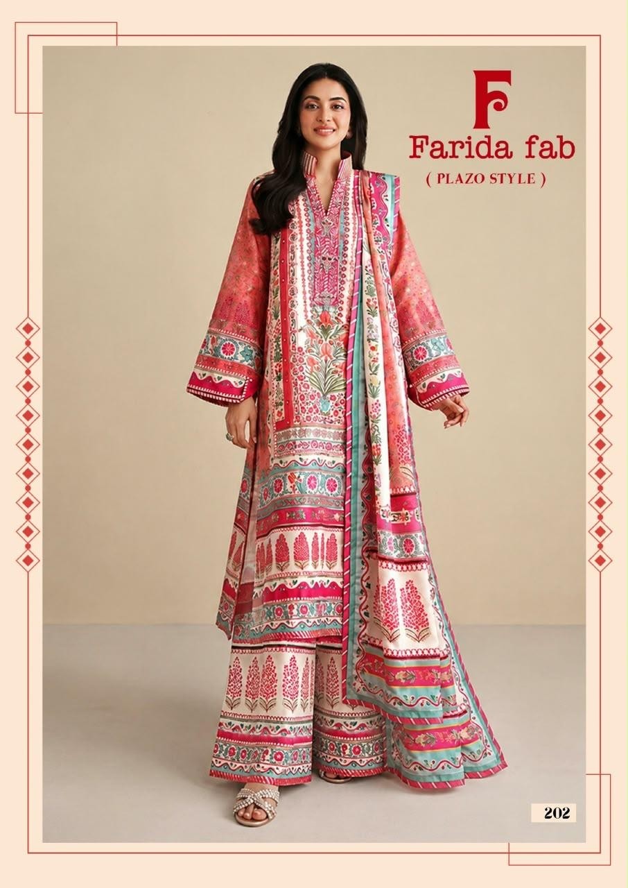 FARIDA FAB | MUSHQ VOL 2 | Pure Cotton Printed Designer Collection
