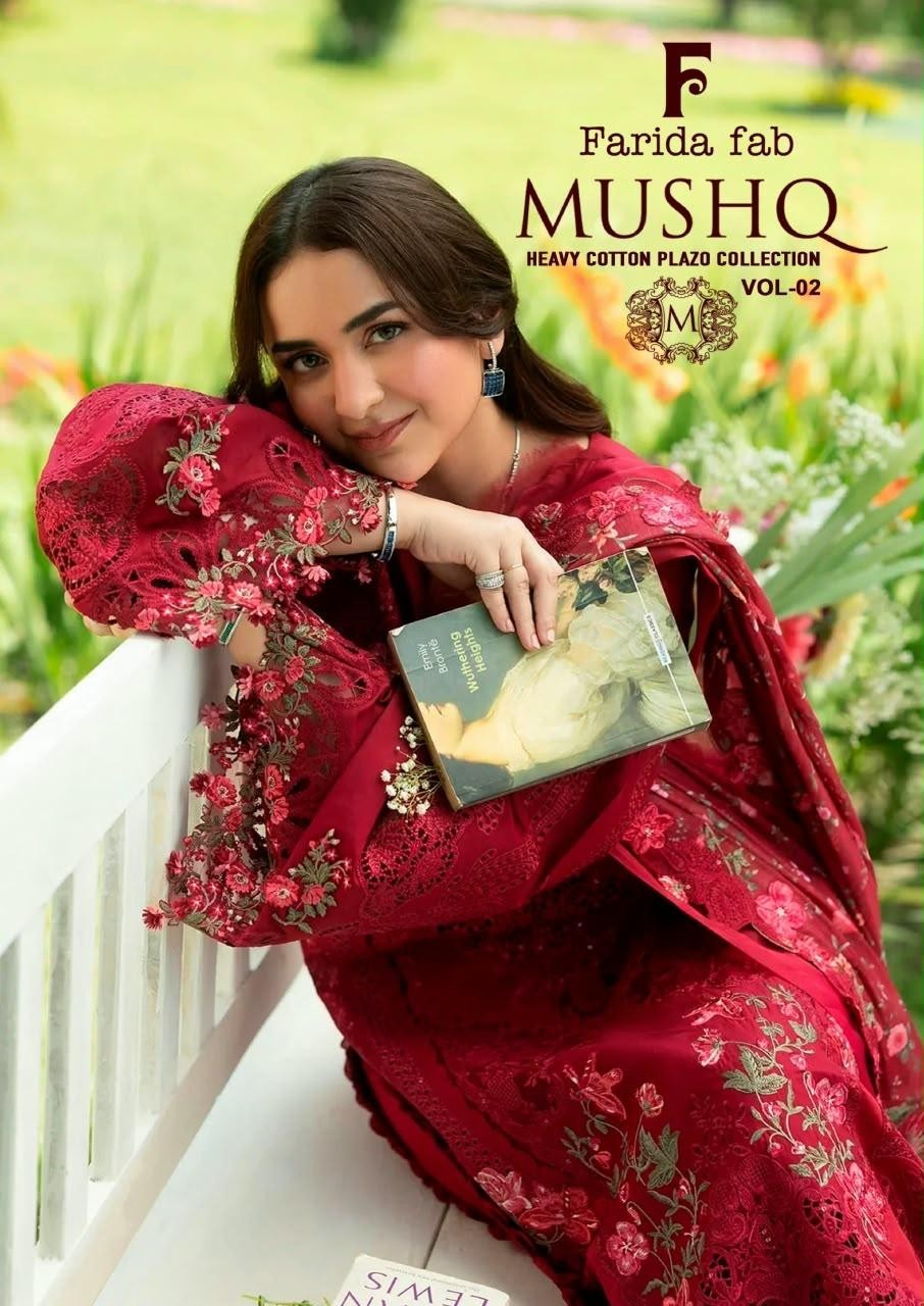 FARIDA FAB | MUSHQ VOL 2 | Pure Cotton Printed Designer Collection