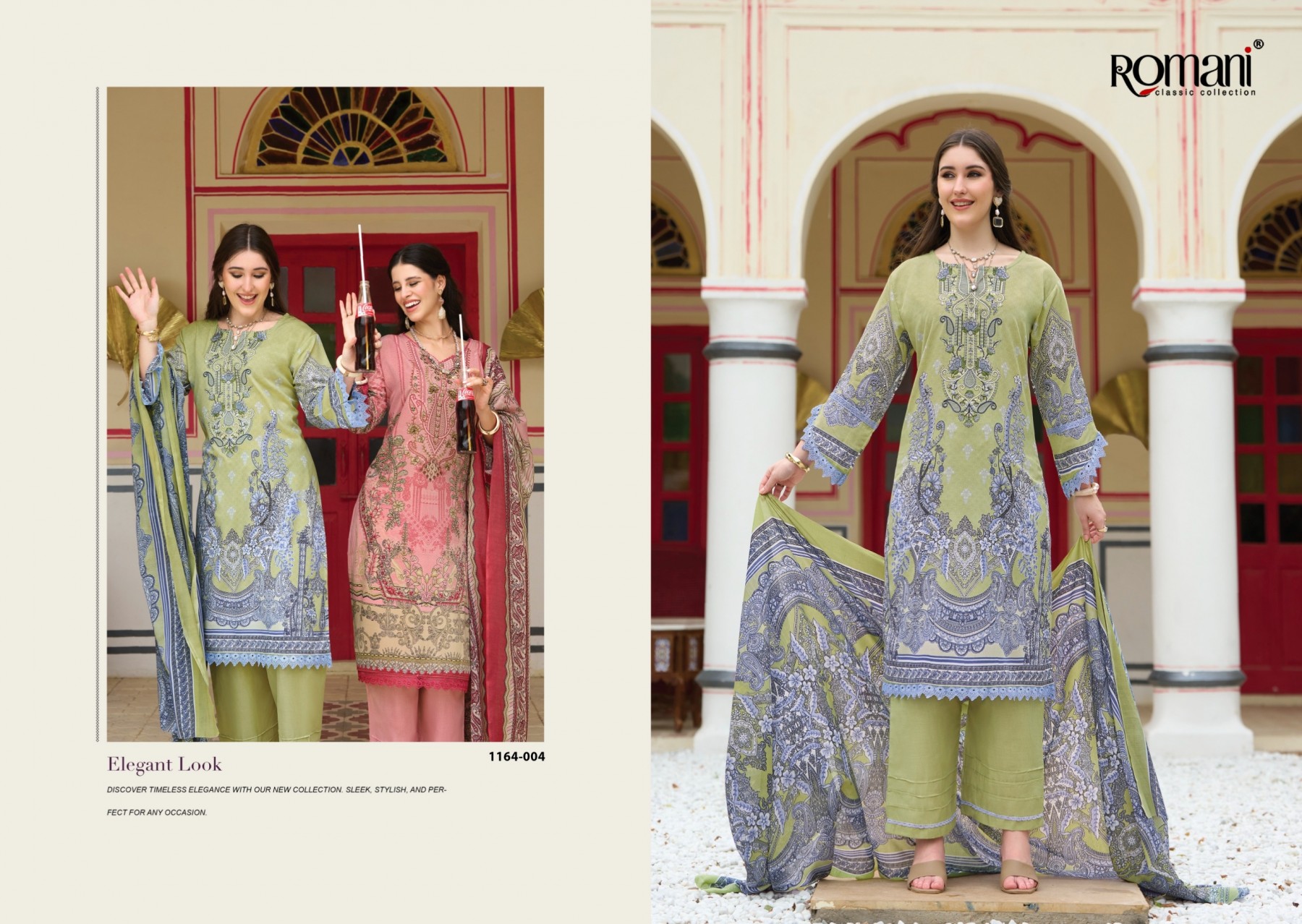 ROMANI | AARZU VOL-37 | Premium Soft Cotton Heavy Embroidery Festive Collection