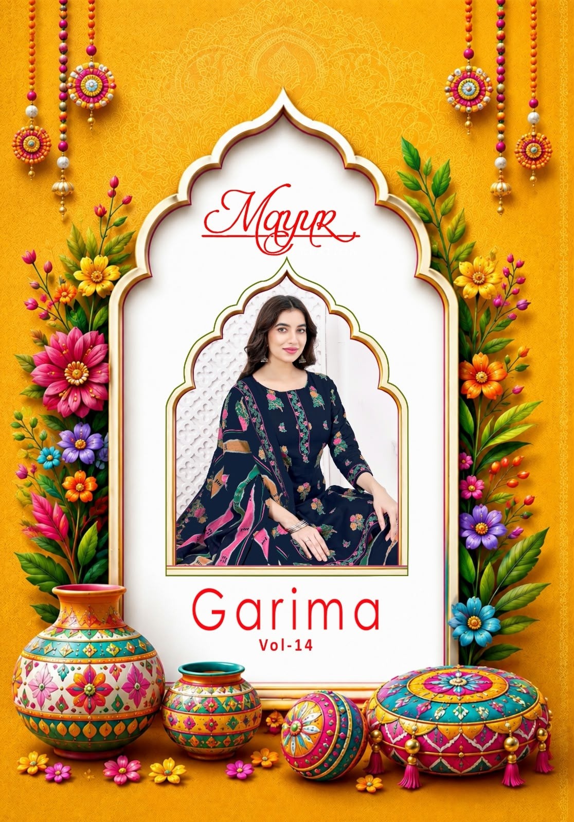 MAYUR CREATION | GARIMA VOL 14 | Pure Cotton Printed Patiala Collection