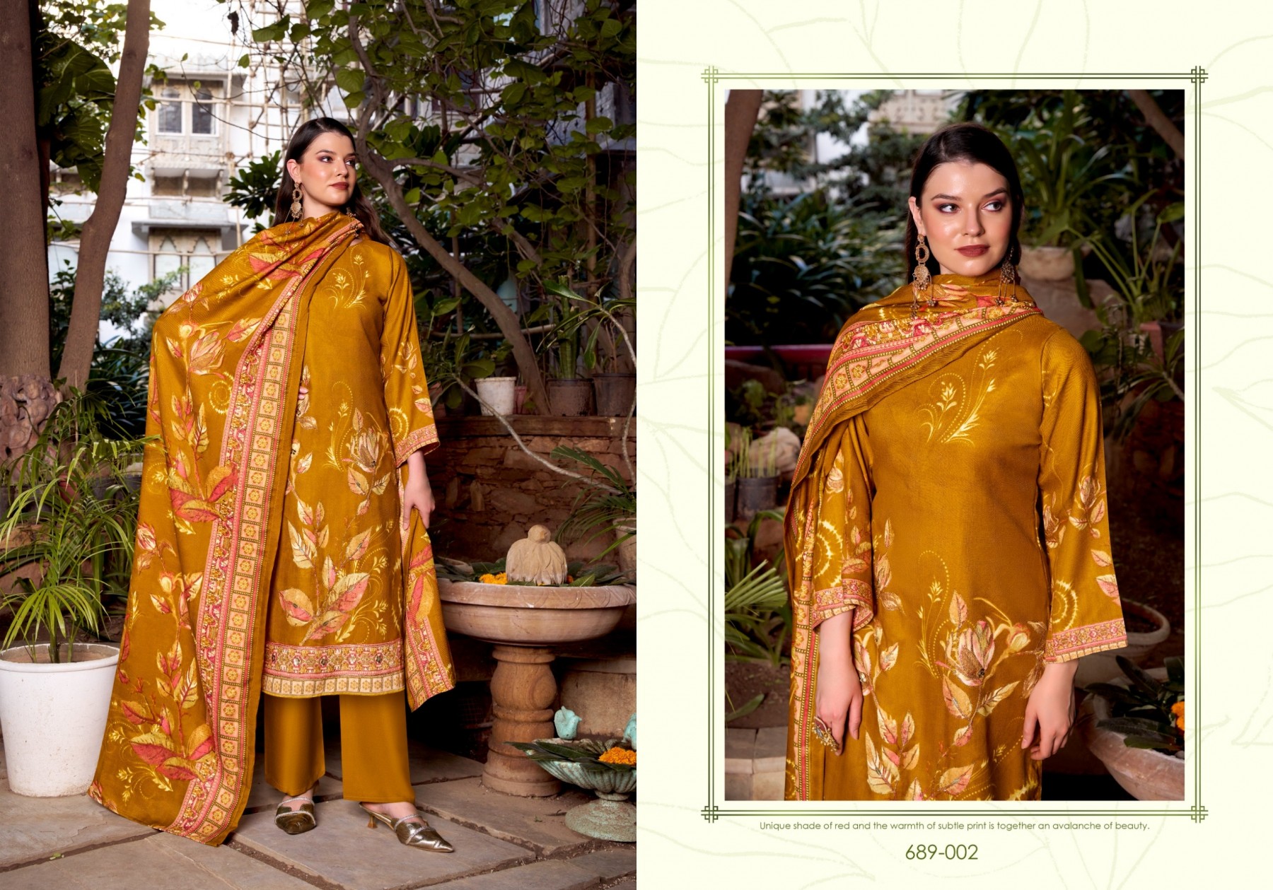 ZULFAT | ANTARA | Pure Woollen Pashmina Heavy Handwork Winter Collection