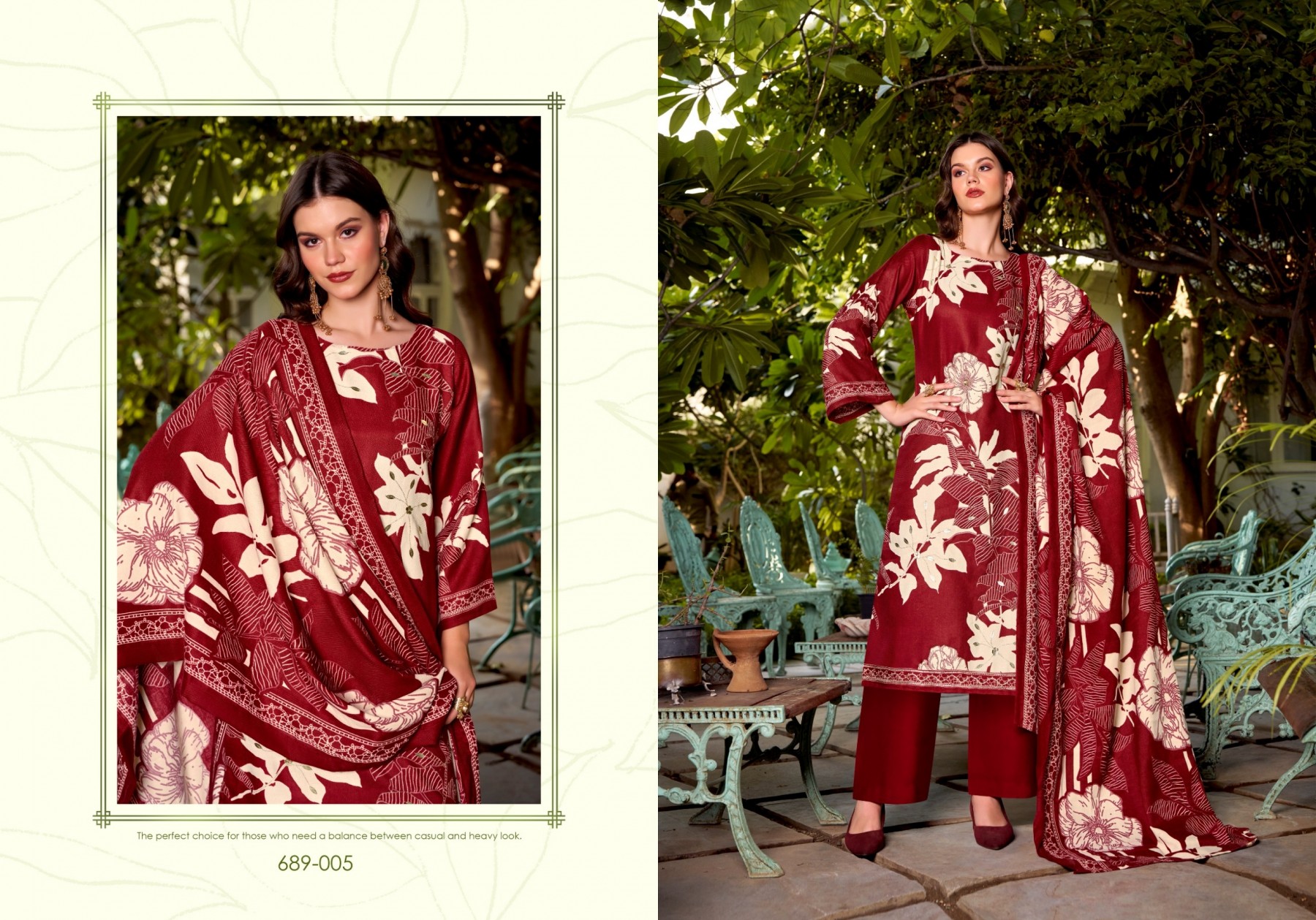 ZULFAT | ANTARA | Pure Woollen Pashmina Heavy Handwork Winter Collection
