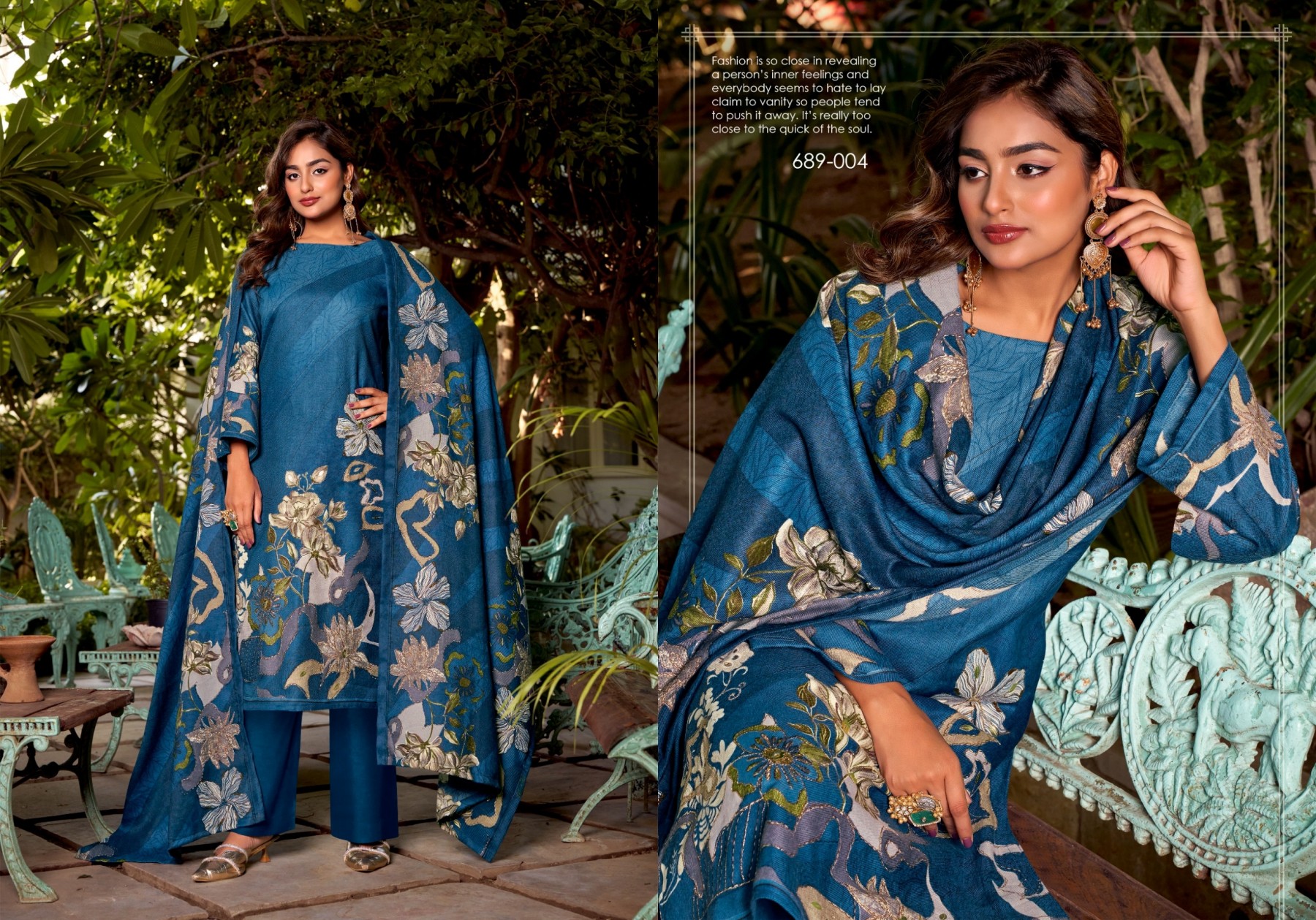ZULFAT | ANTARA | Pure Woollen Pashmina Heavy Handwork Winter Collection