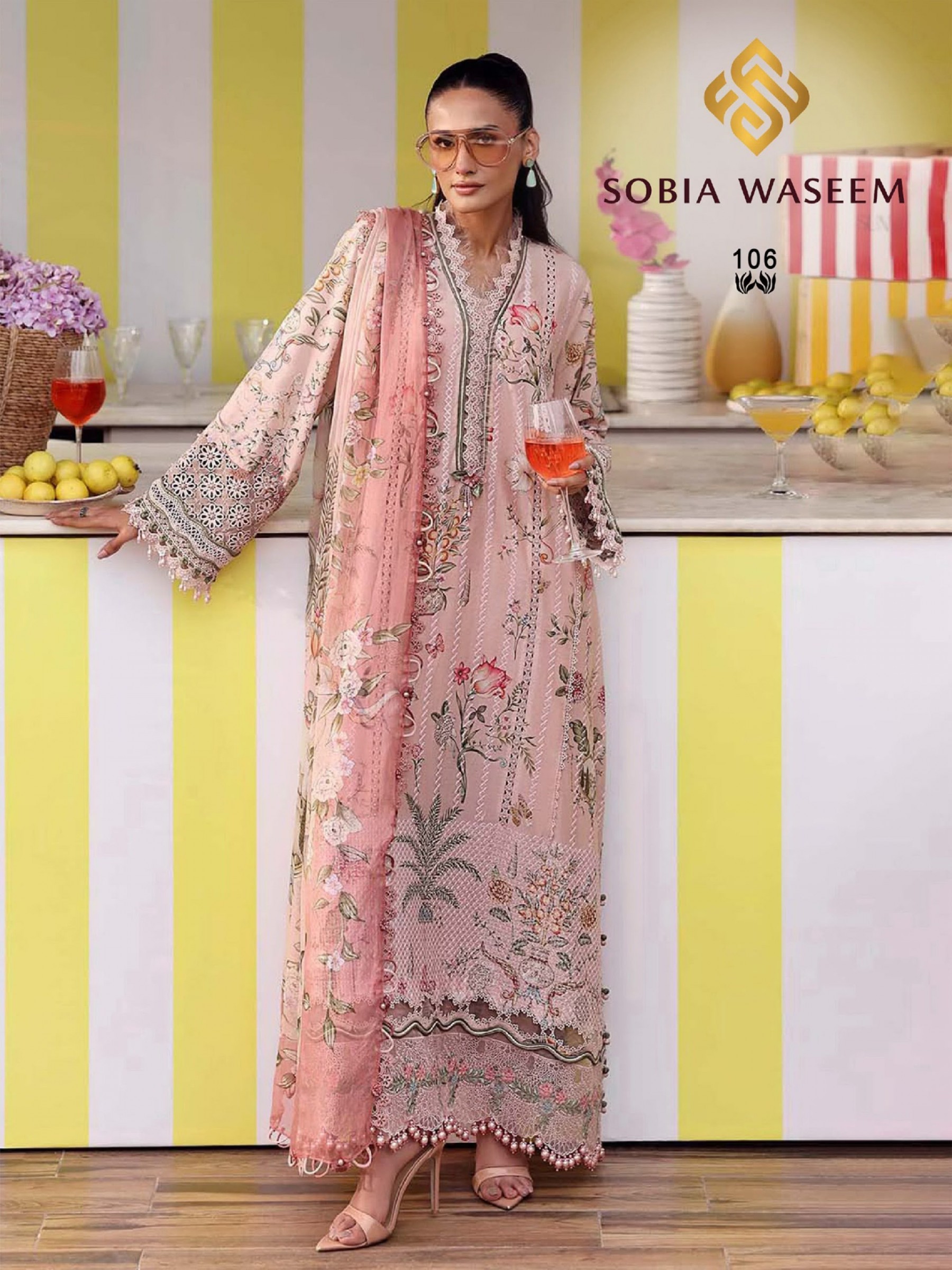 SOBIA WASEEM | M PRINT VOL-1 | Heavy Lawn Cotton Karachi Print Collection