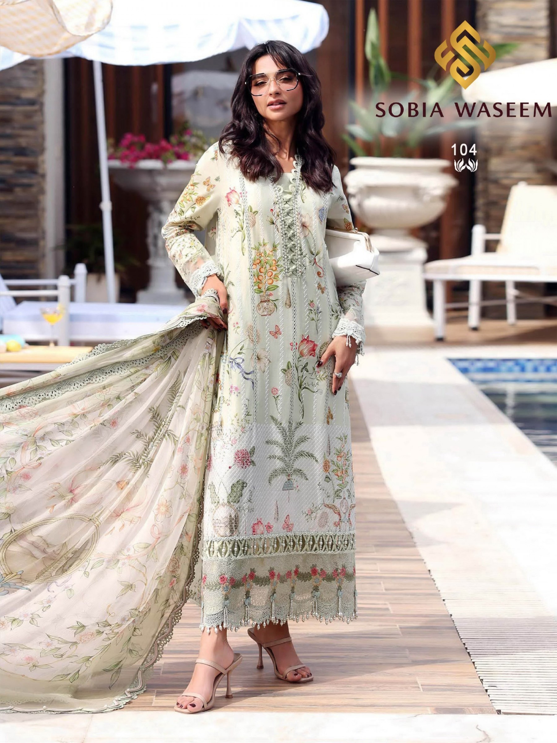 SOBIA WASEEM | M PRINT VOL-1 | Heavy Lawn Cotton Karachi Print Collection