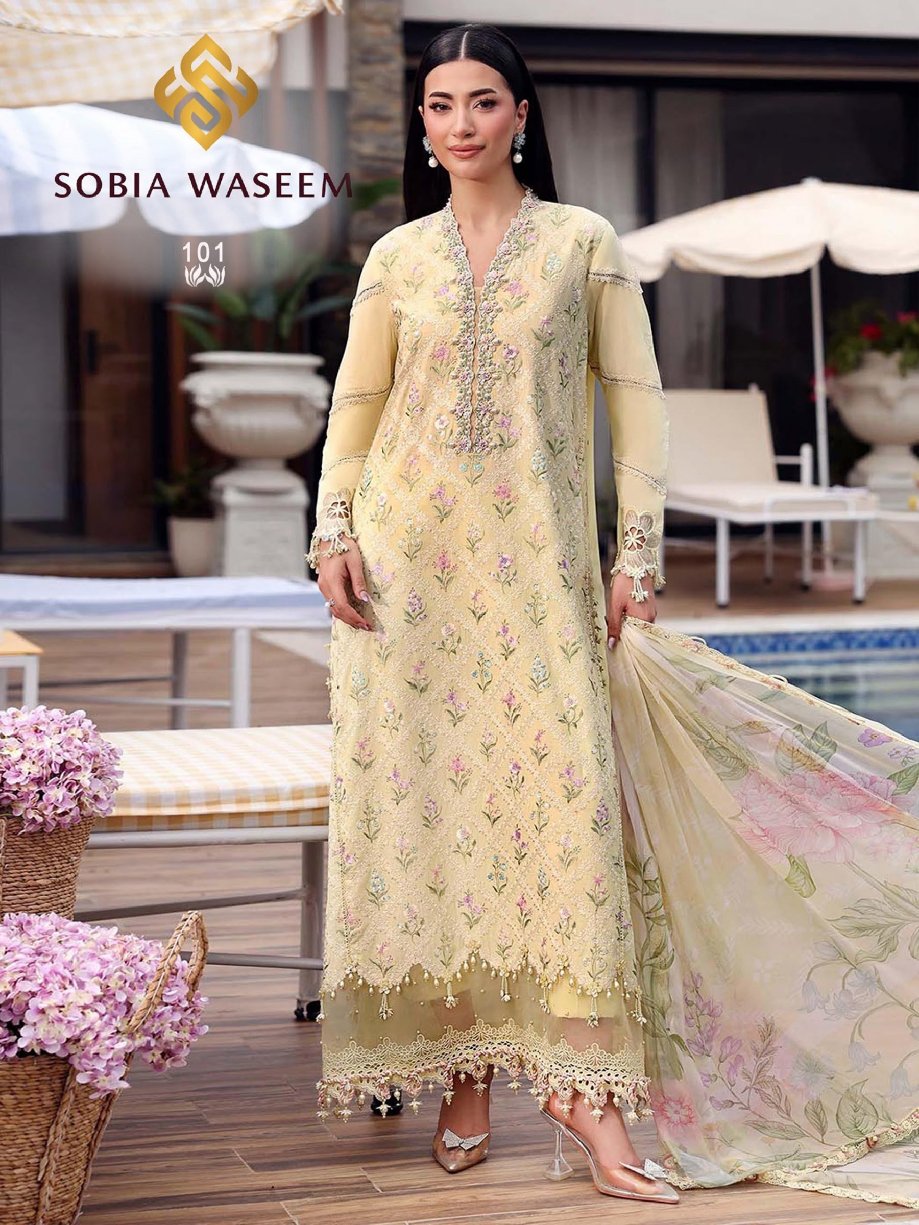 SOBIA WASEEM | M PRINT VOL-1 | Heavy Lawn Cotton Karachi Print Collection