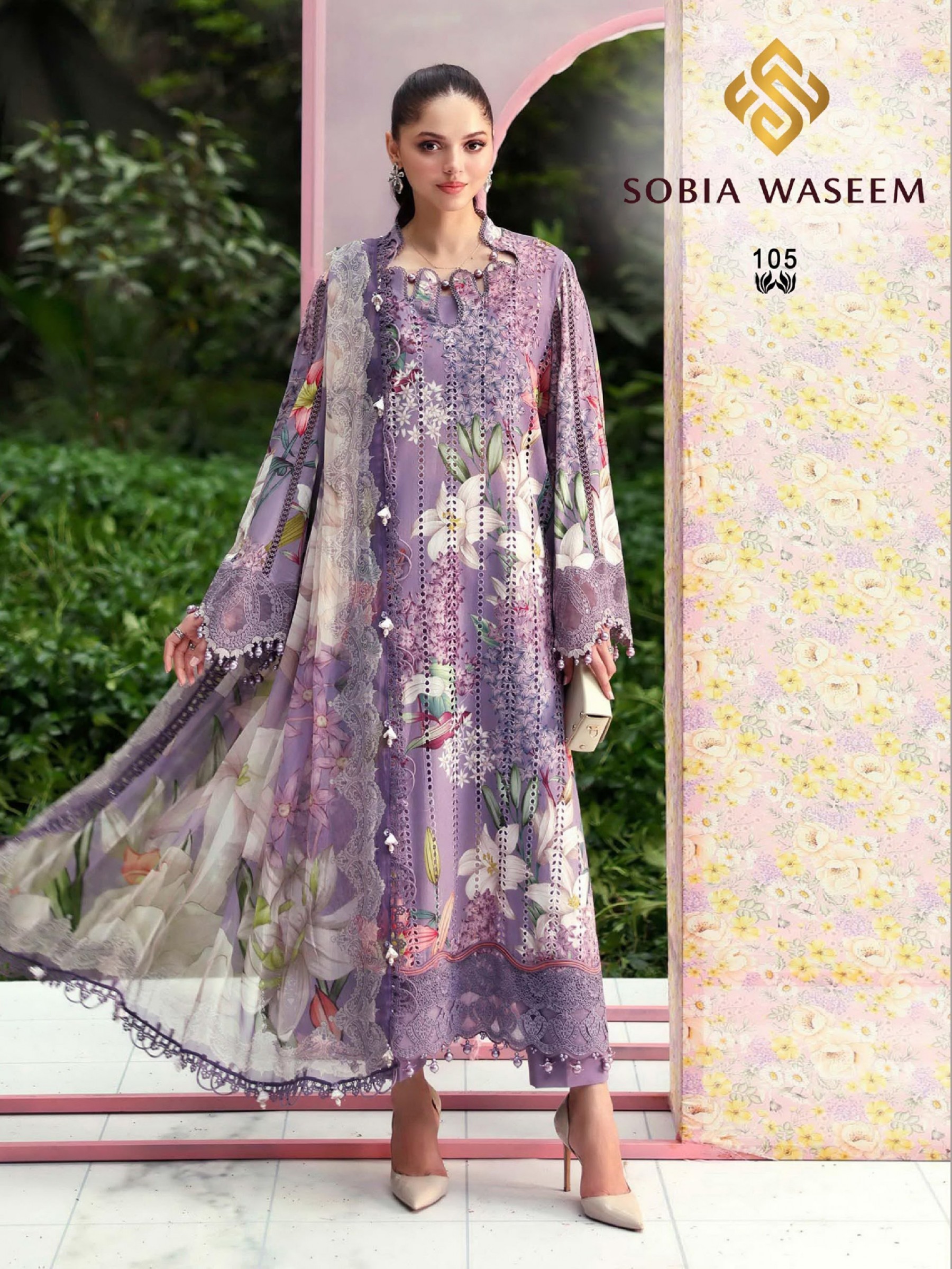 SOBIA WASEEM | M PRINT VOL-1 | Heavy Lawn Cotton Karachi Print Collection