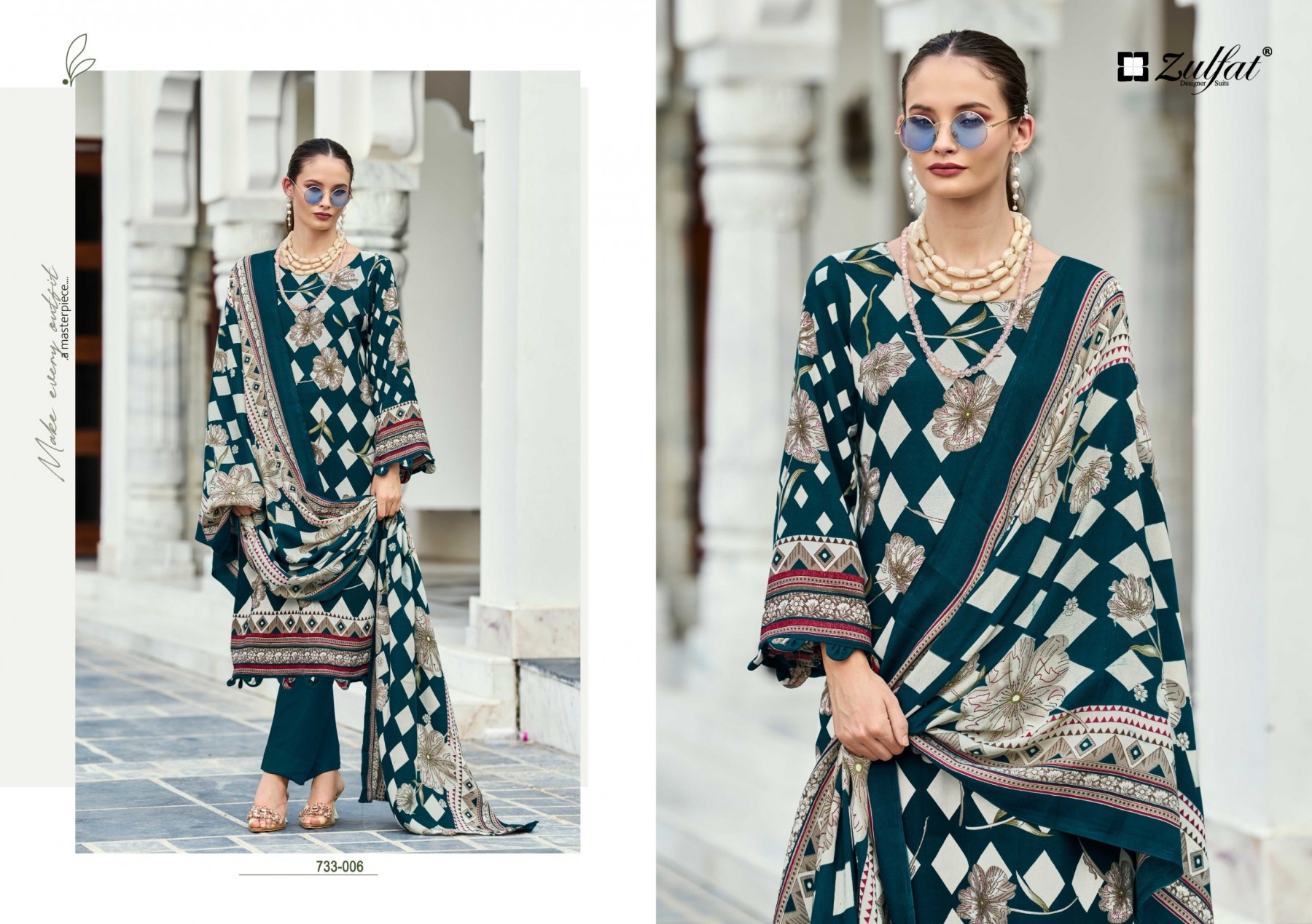 ZULFAT | KOHINOOR | 100% Pure Woollen Pashmina Exclusive Winter Collection