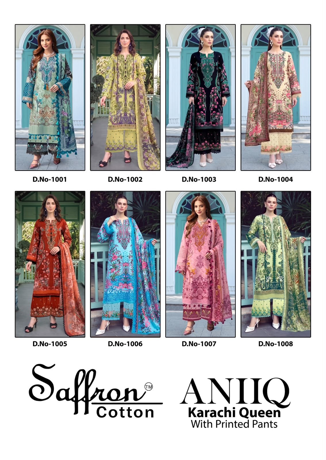 SAFFRON COTTON | ANIQ Printed Bottom | Pure Soft Cotton Digital Print Collection