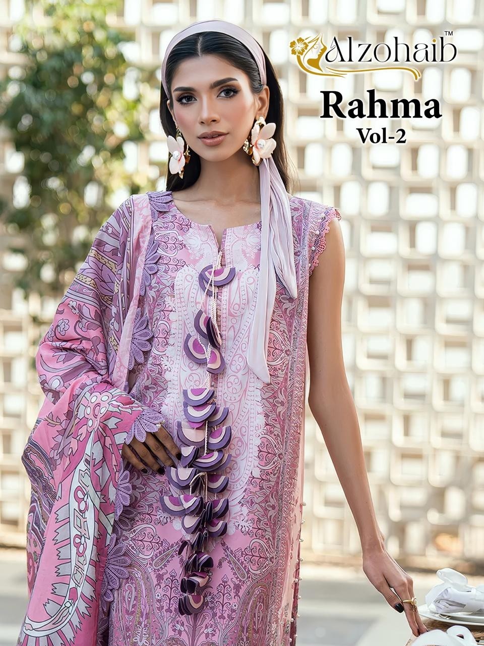 RAHMA VOL :- 2 - AZ- 1559-1560-1604-1605 - COTTON PATCH WORK SUIT BY PAKISTANI COLLECTION 