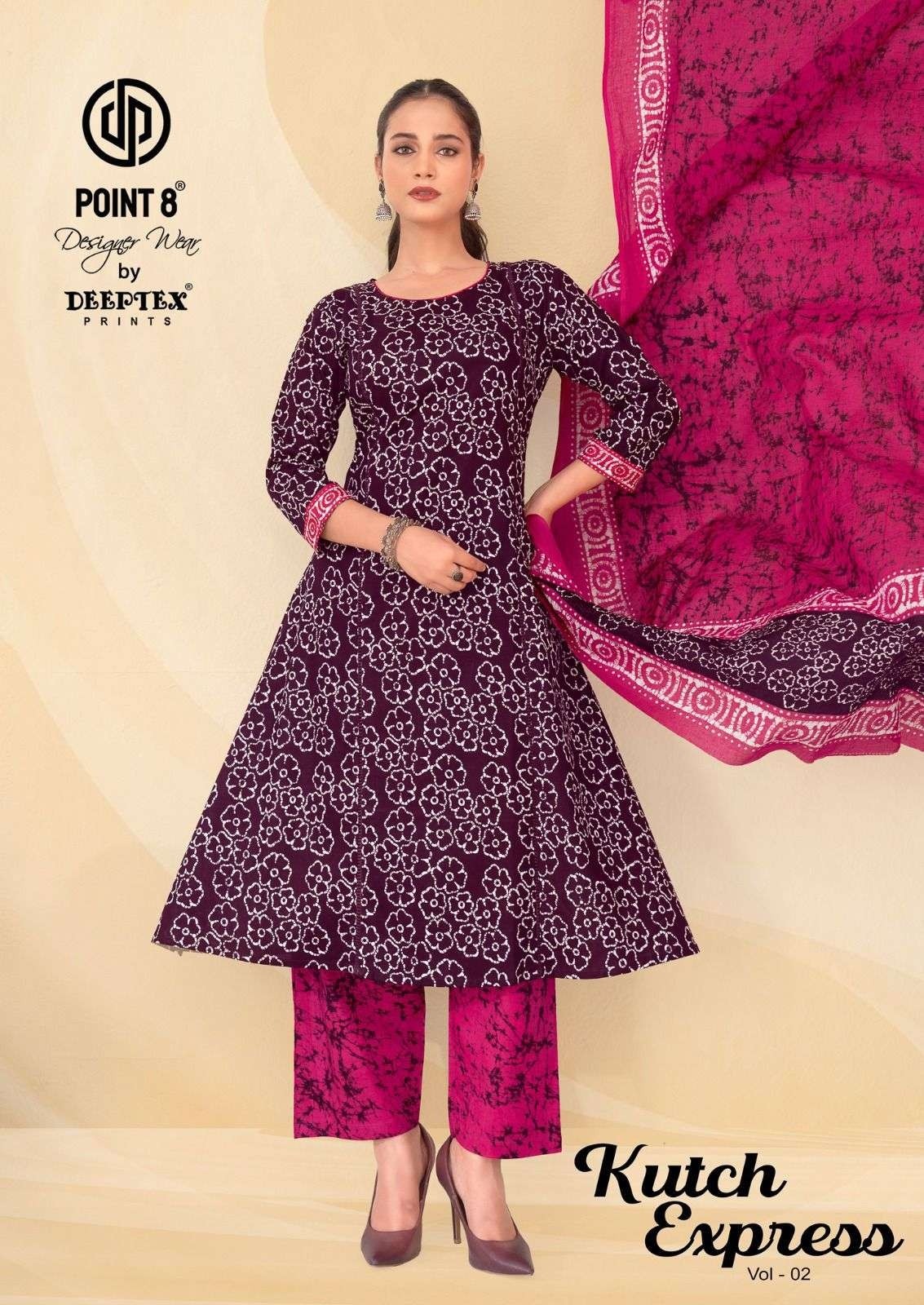 KUTCH EXPRESS VOL - 2 - PURE COTTON NAIRA READYMADE SUIT AND KURTI COLLECTION BY DEEPTEX 