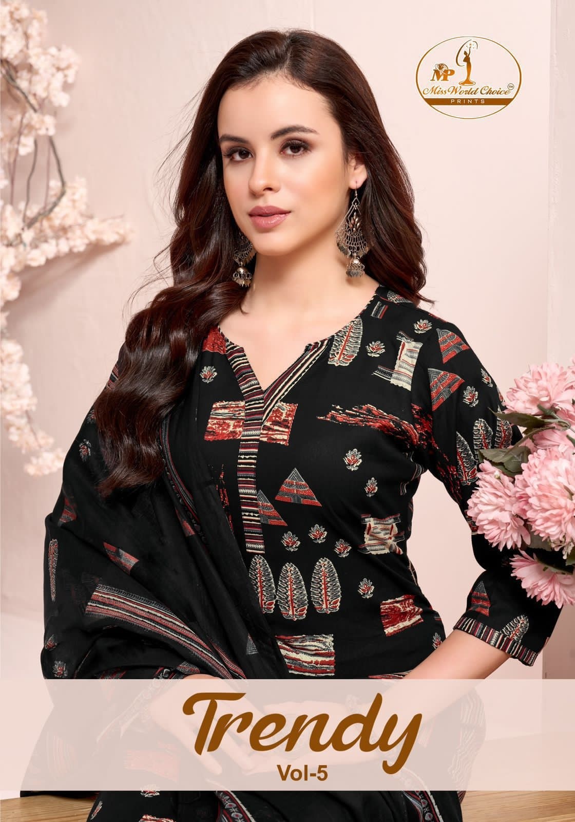 MISS WORLD CHOICE - TRENDY VOL - 5 - PURE HEAVY COTTON READYMADE SUIT SALWAR COLLECTION 