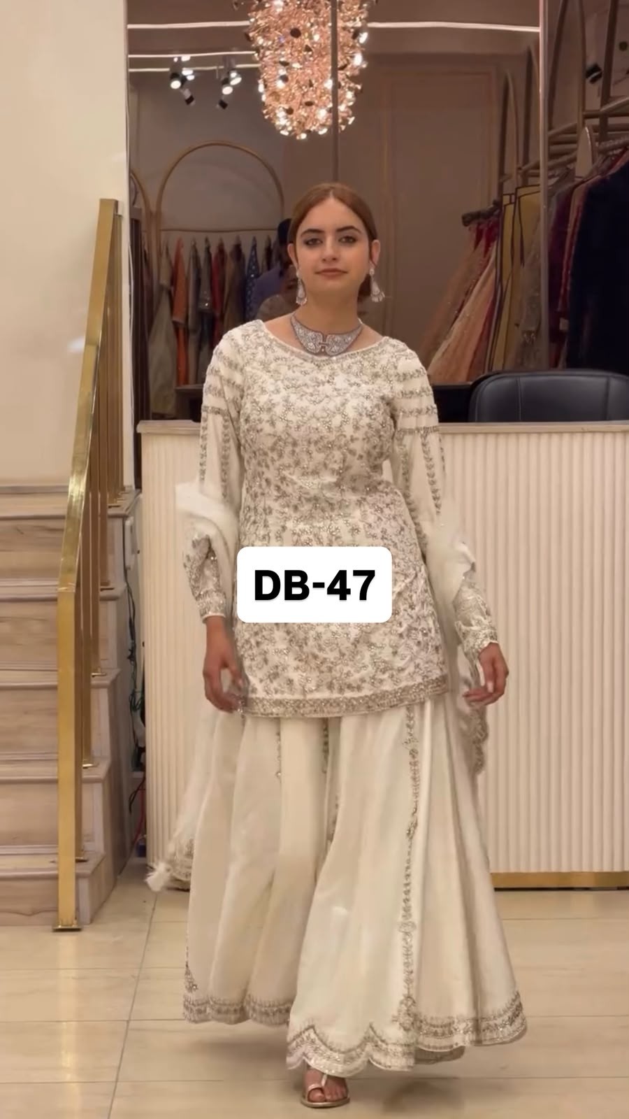 DB-47 | Heavy Embroidered Designer Suit | RD Fashion Surat