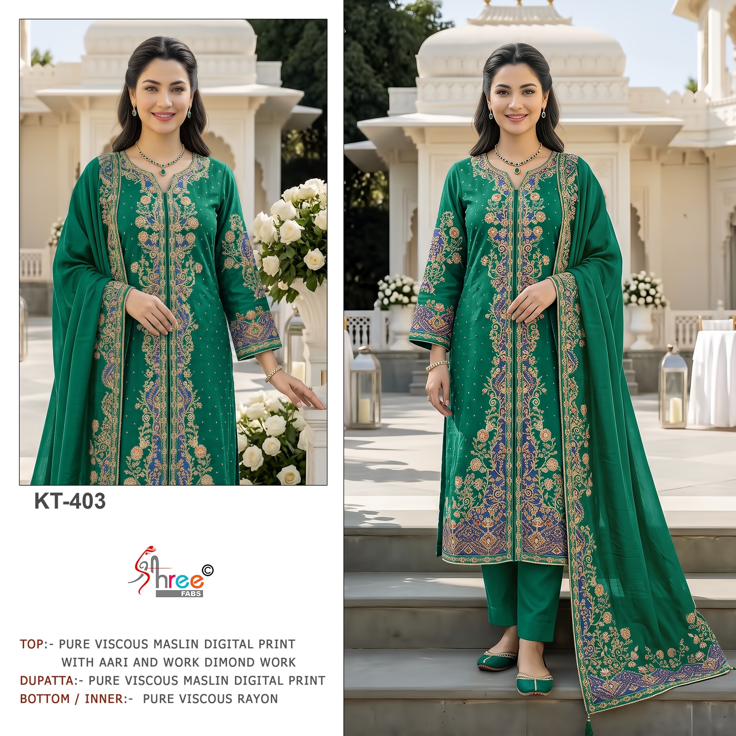 Pure Viscose Maslin Suit, Digital Print Suit, Hand Work Suit, Designer Ladies Suit, Ethnic Wear, Special Pouch Packing