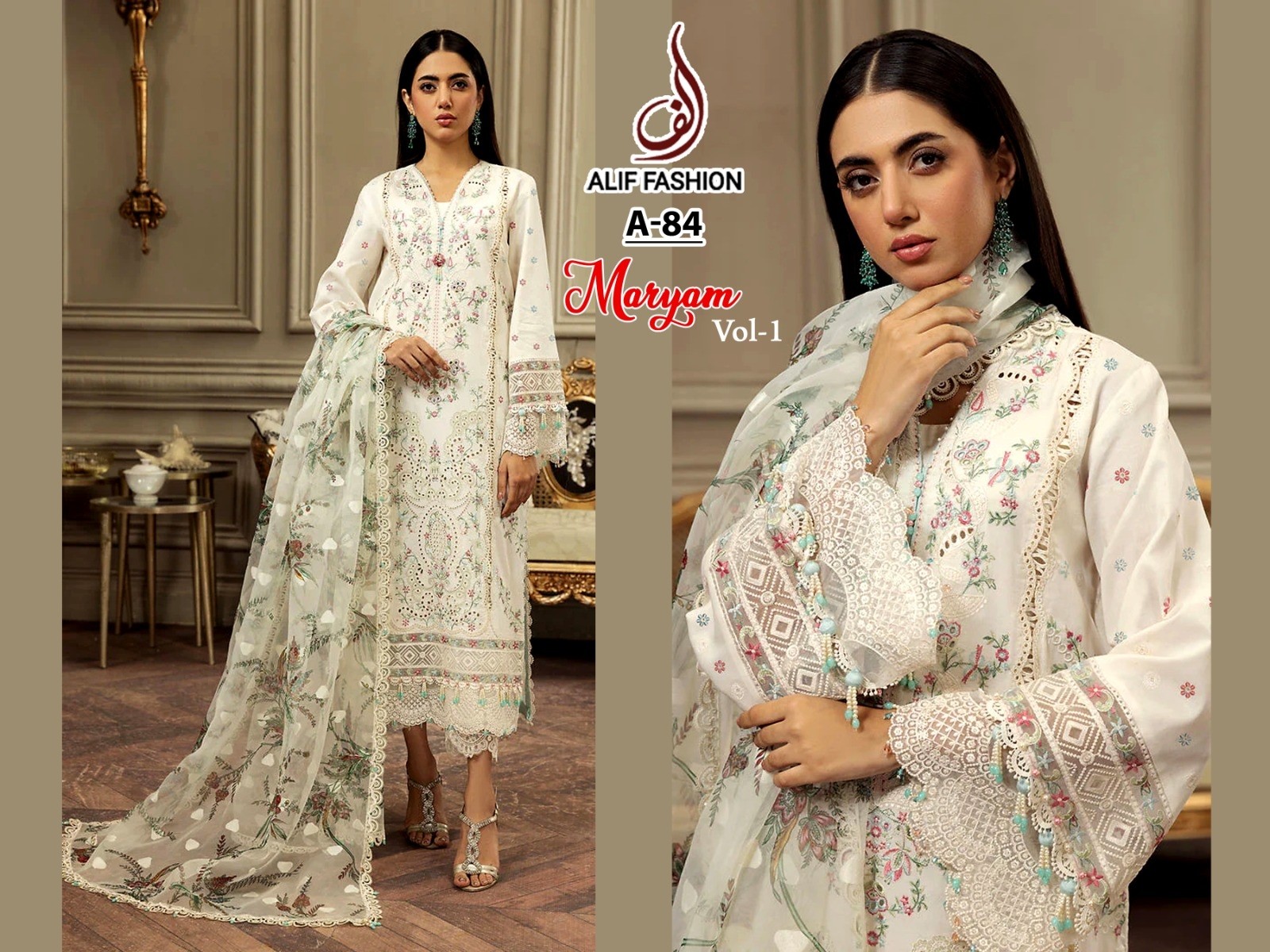 ALIF FASHION | A-84 COLOURS | Pakistani Concept Collection | RD Fashion Surat