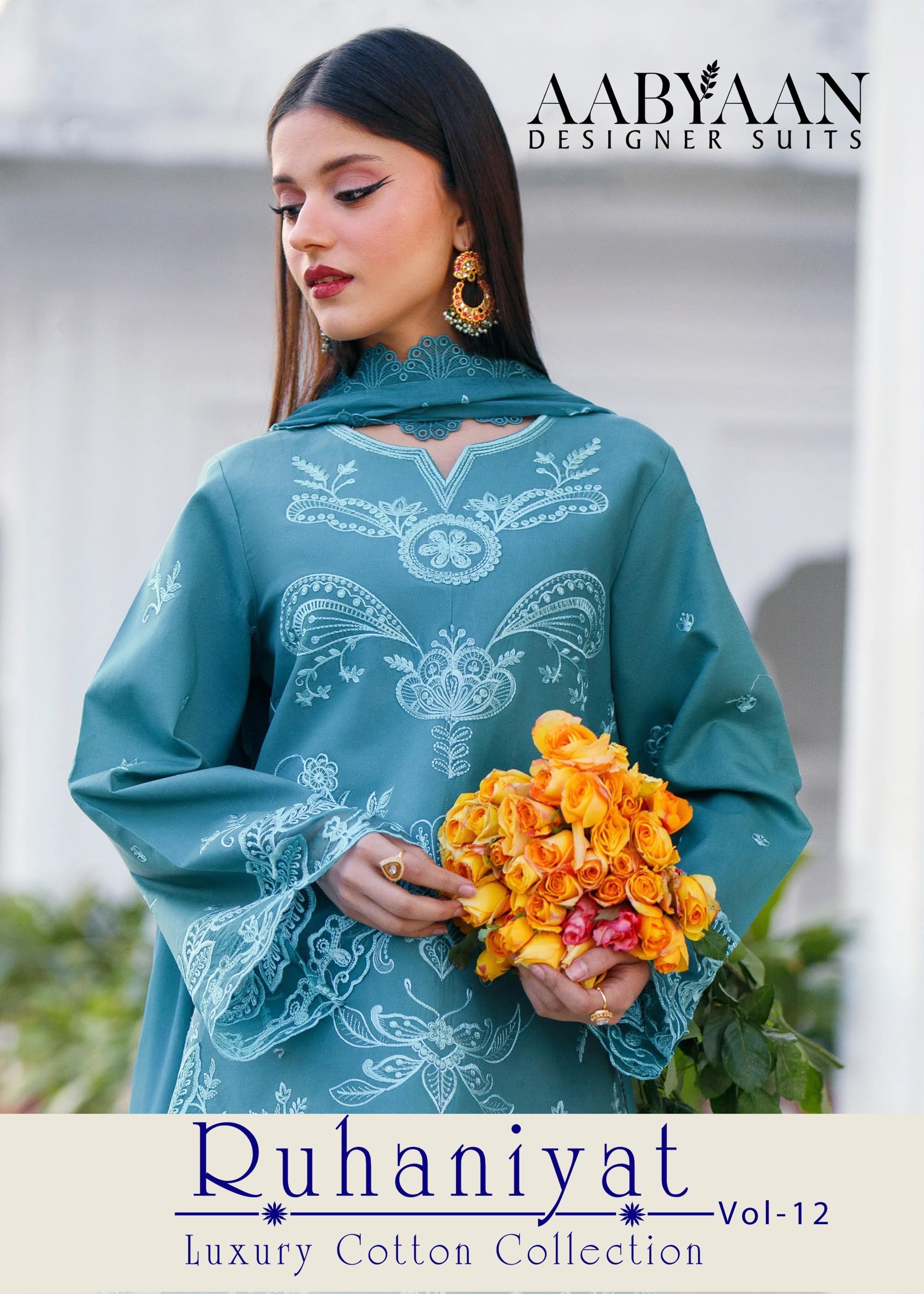 AABYAAN DESIGNER SUIT | RUHANIYAT VOL-12 | Karachi Style | RD Fashion Surat
