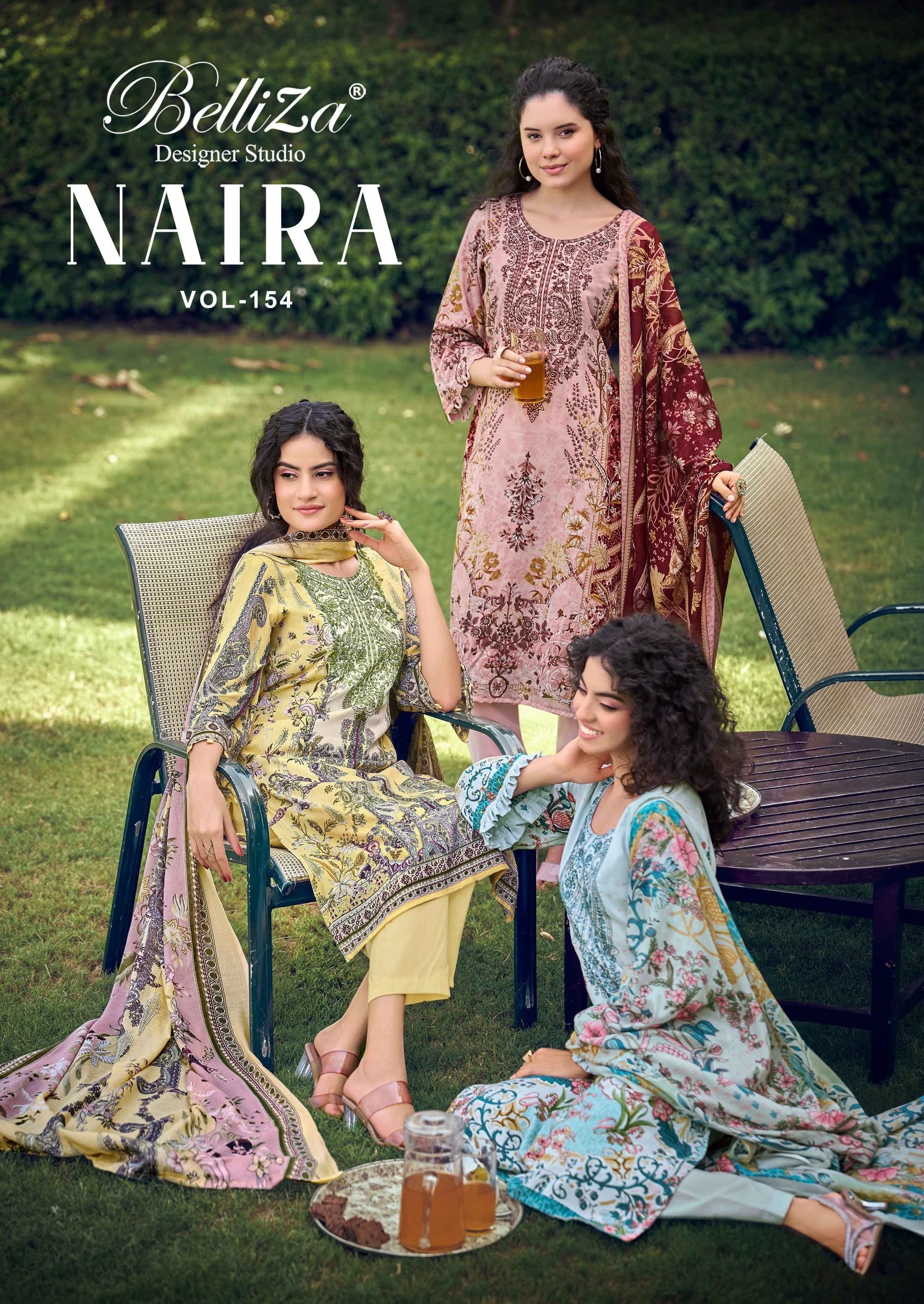 BELLIZA | NAIRA VOL-154 | Premium Designer Cotton Collection | RD Fashion Surat