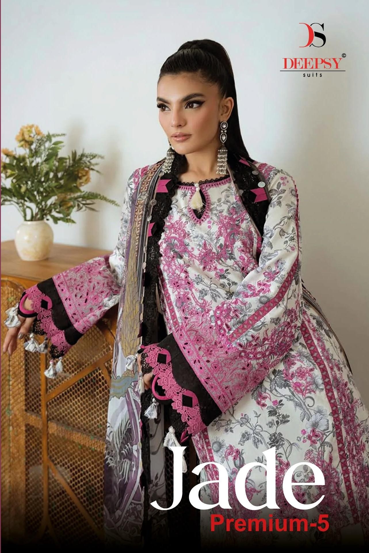 DEEPSY SUITS | JADE PREMIUM-5 | Pakistani Lawn Embroidered Suit | RD Fashion Surat