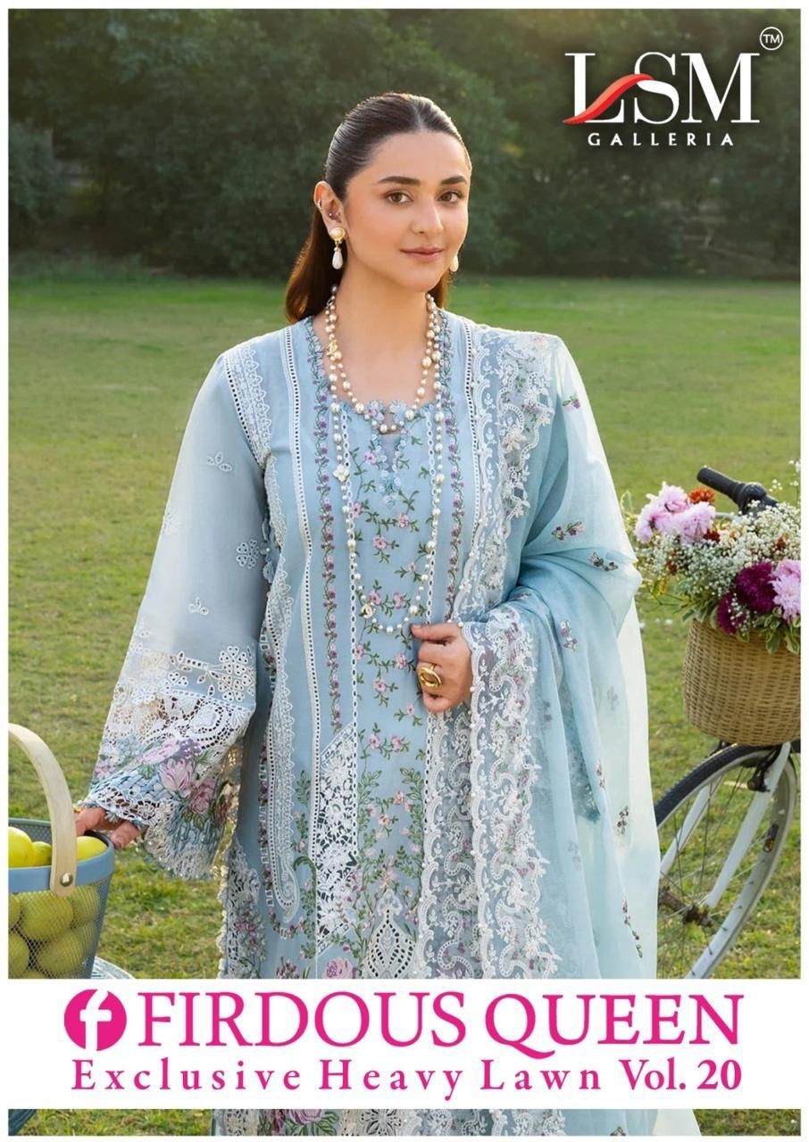 LSM FIRDOUS QUEEN | VOL 20 | Exclusive Heavy Lawn Readymade Suit | RD Fashion Surat