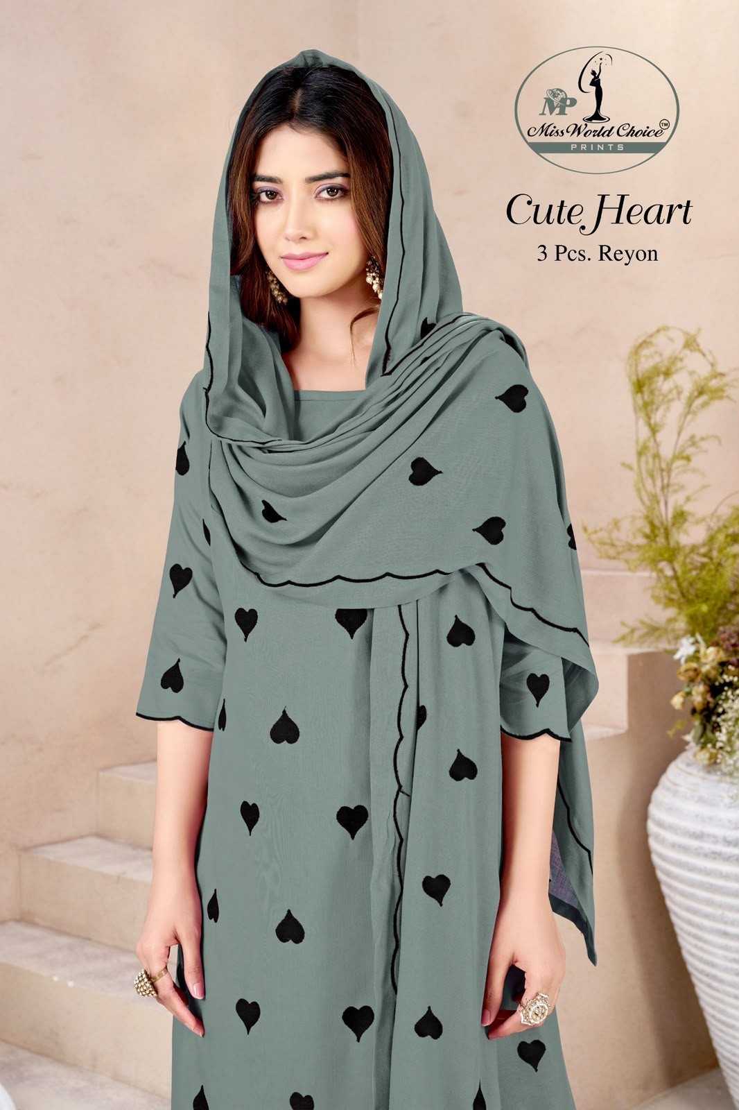 MISS WORLD CHOICE | CUTE HEART VOL-1 | Rayon Printed Suit Collection | RD Fashion Surat