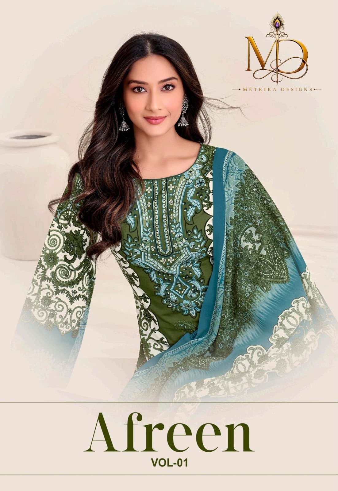 METRIKA DESIGNS | AFREEN VOL 1 | Karachi Style Soft Cotton Suit | RD Fashion Surat