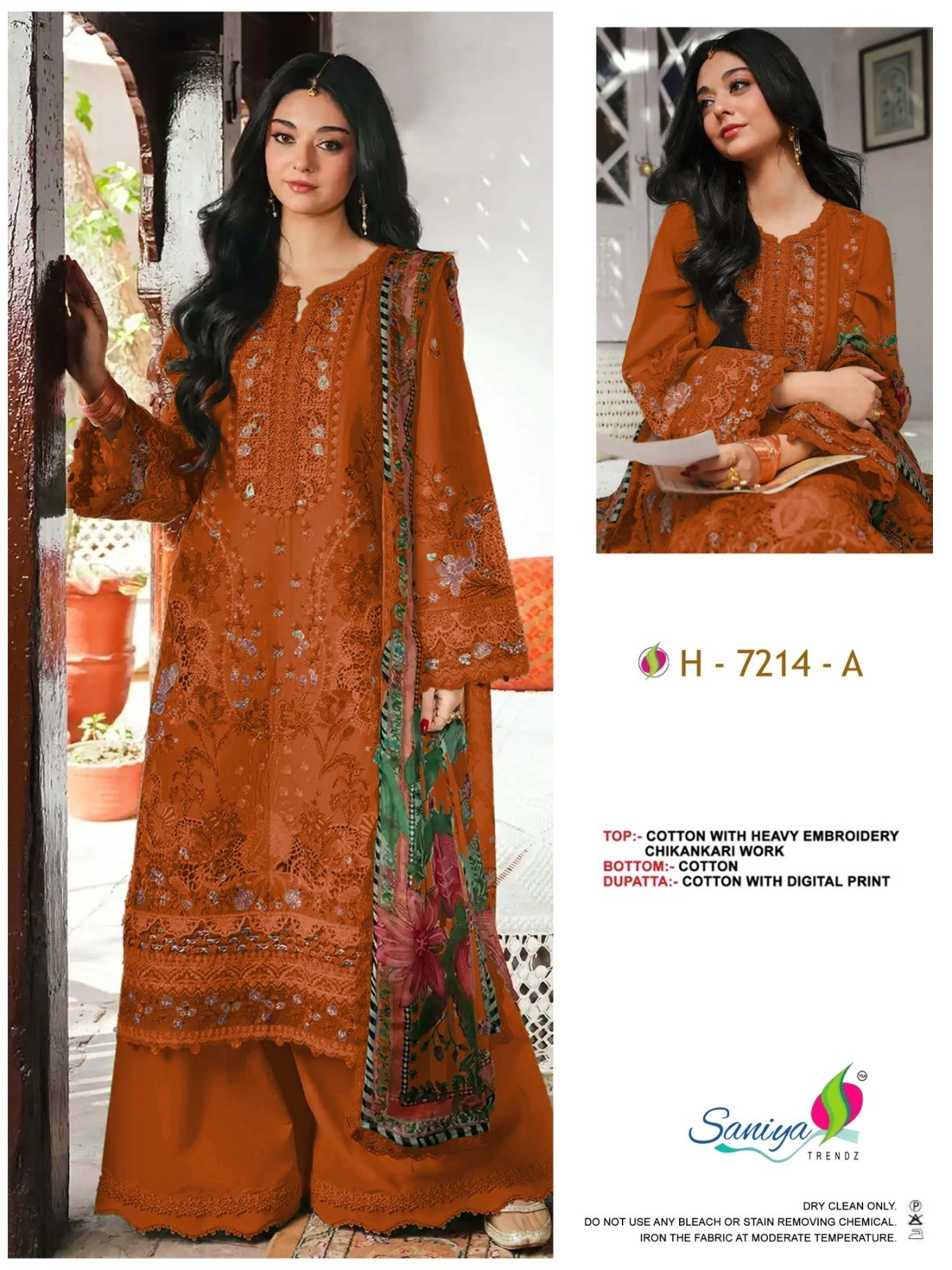 SANIYA TRENDZ 7214 | OMBRÉ VOL-25Nx | CHIKANKARI SUIT
