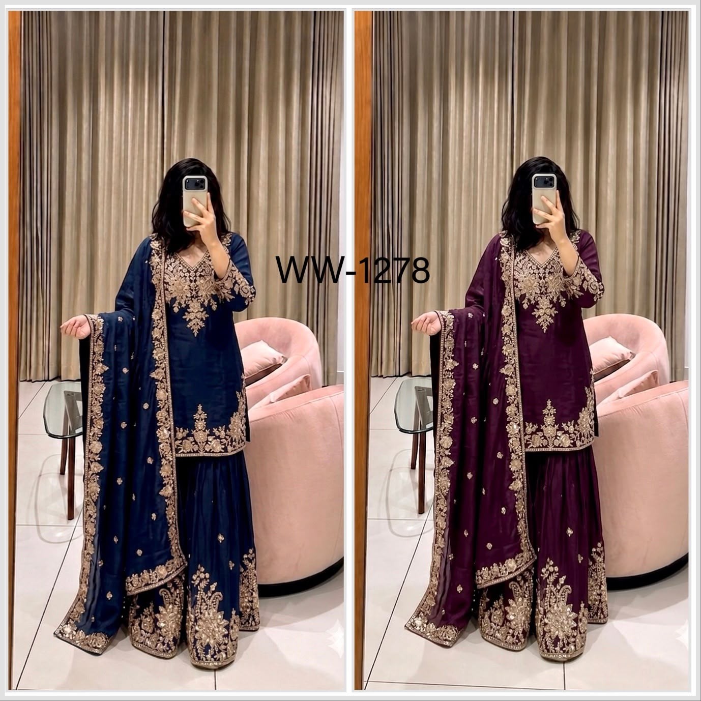 Designer Sharara Set