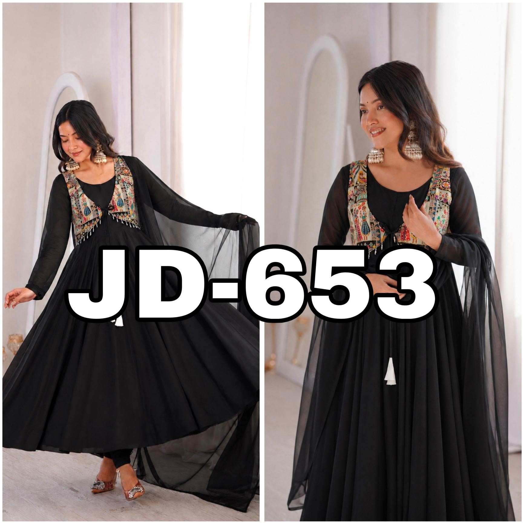 Premium Designer Anarkali Gown Set