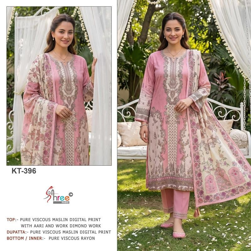 Shree Fab Surat Viscose Maslin Designer Suit