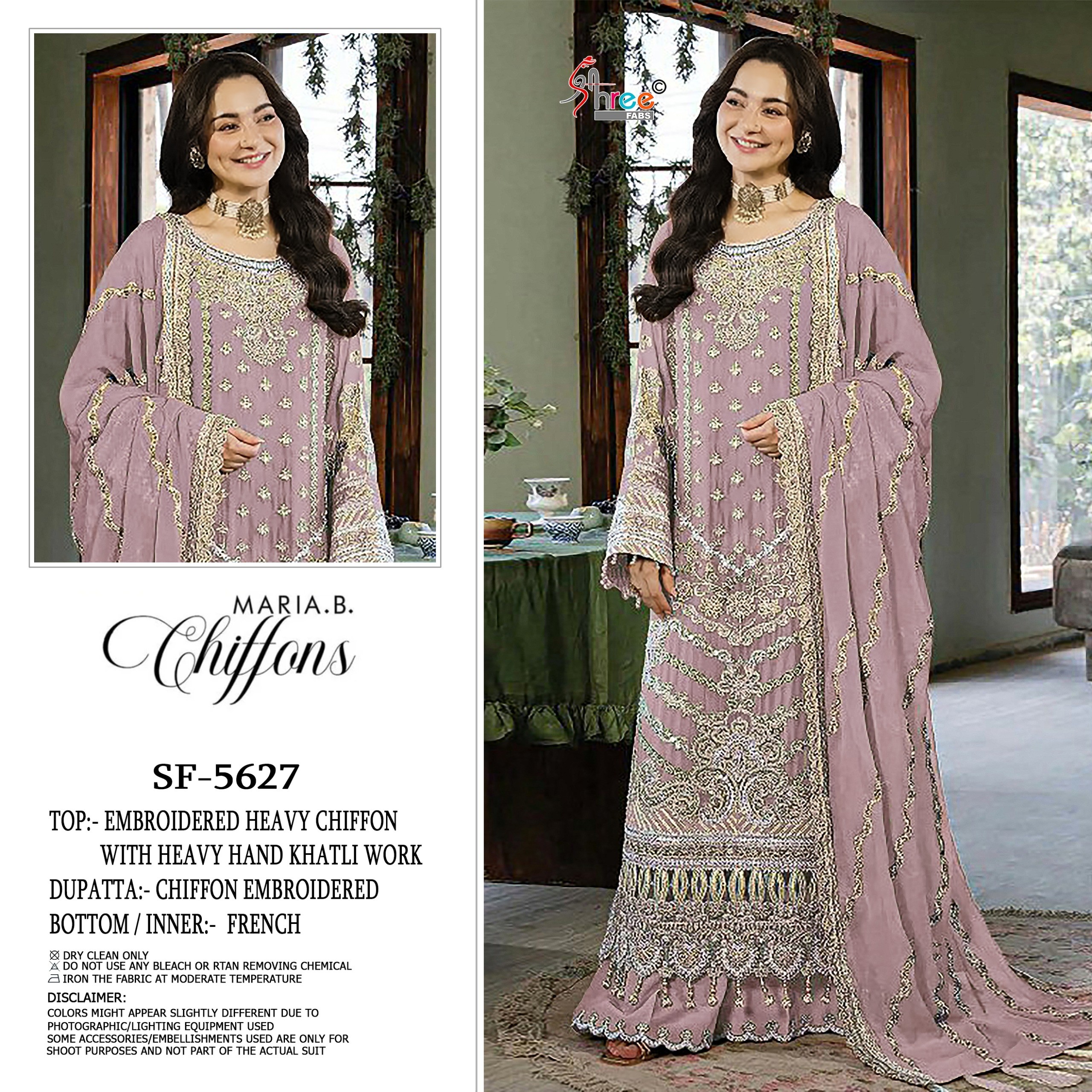 SF-5627 Premium Hand Khatli Designer Suit