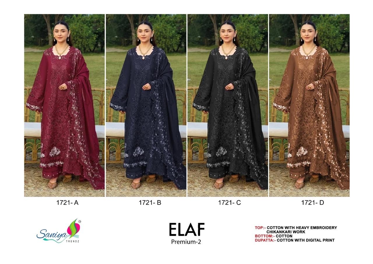 Saniya Trendz ELAF Premium-2 Design 1721