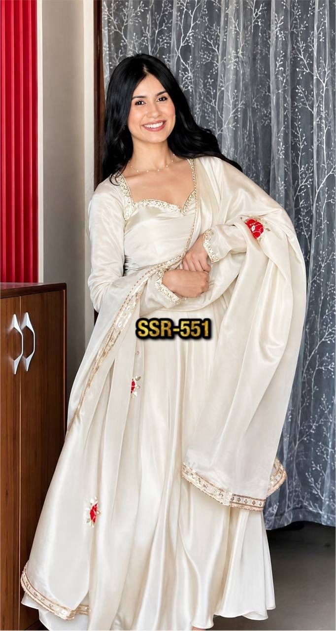 SSR-551 | Premium Quality | Designer Gown Set | Ready to Wear