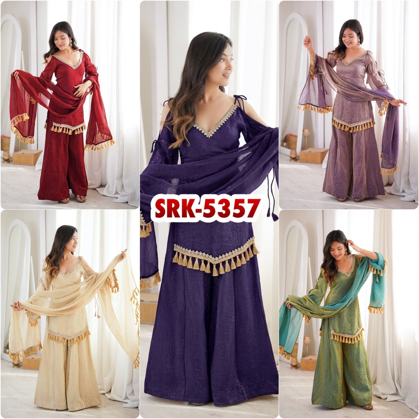 SRK-5357 | Premium Quality | Mirror Work | Ready to Wear