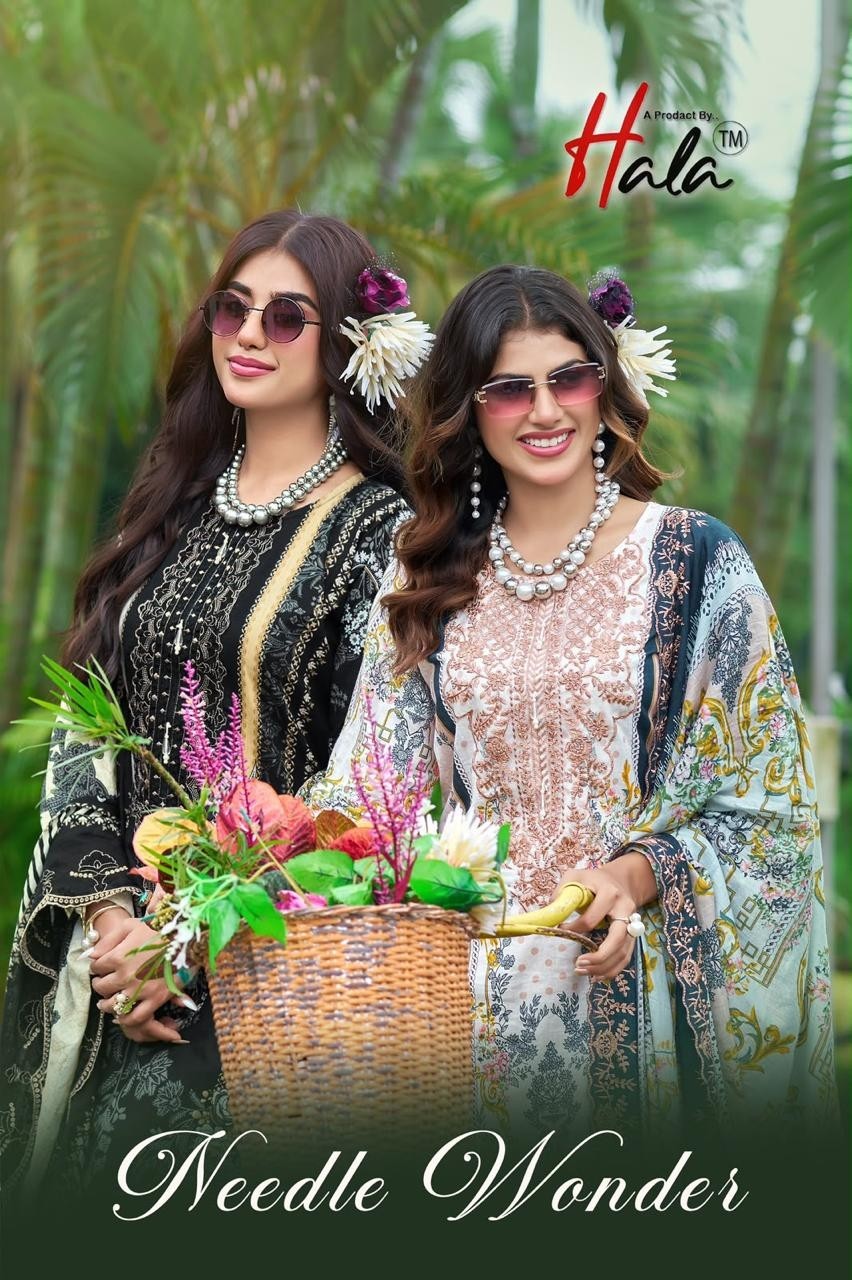 Hala | Needle Wonder | Lawn Cotton | Embroidered Collection