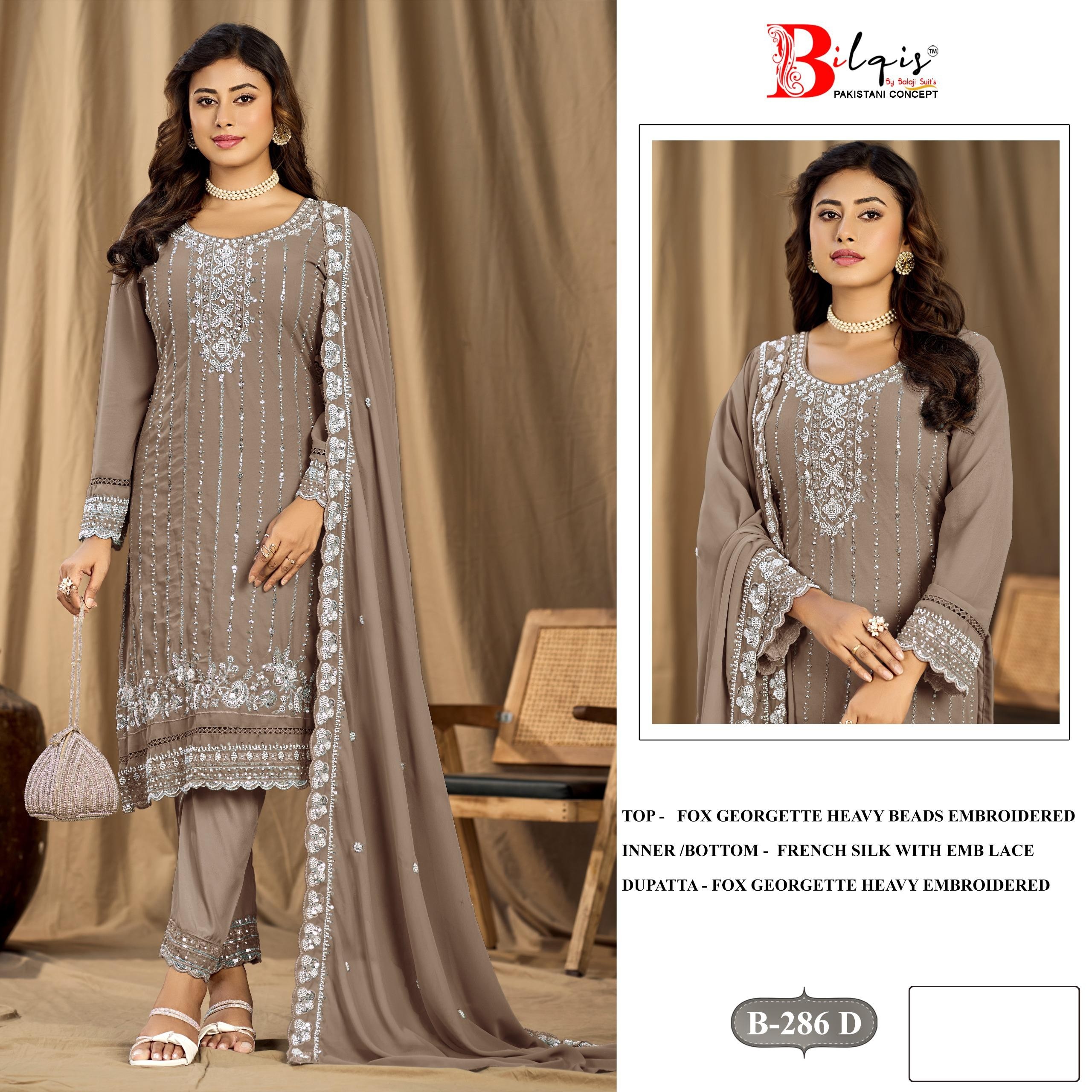 Bilqis | B-286 | Heavy Beads Embroidery | Ready to Ship