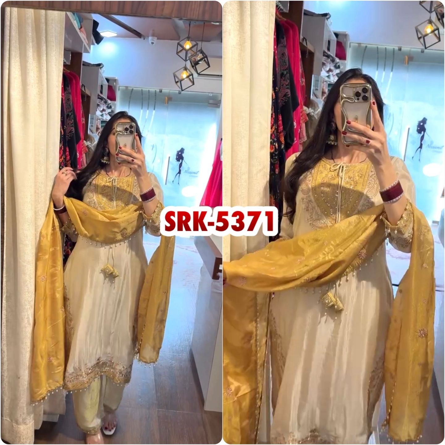 SRK-5371 | Ronald Silk Embroidered Suit