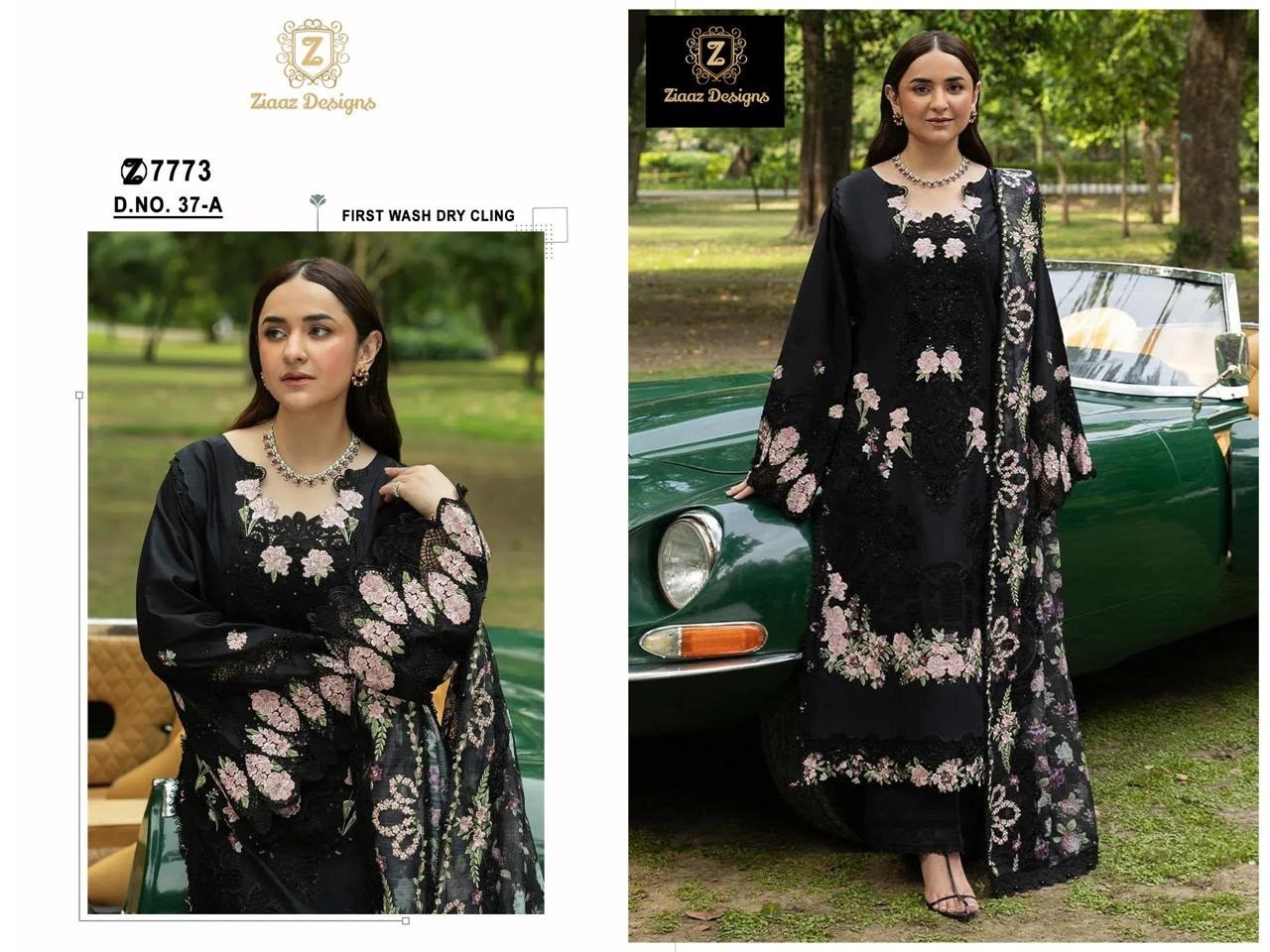 ZIAAZ | Heavy Cambric Cotton | Semi-Stitched