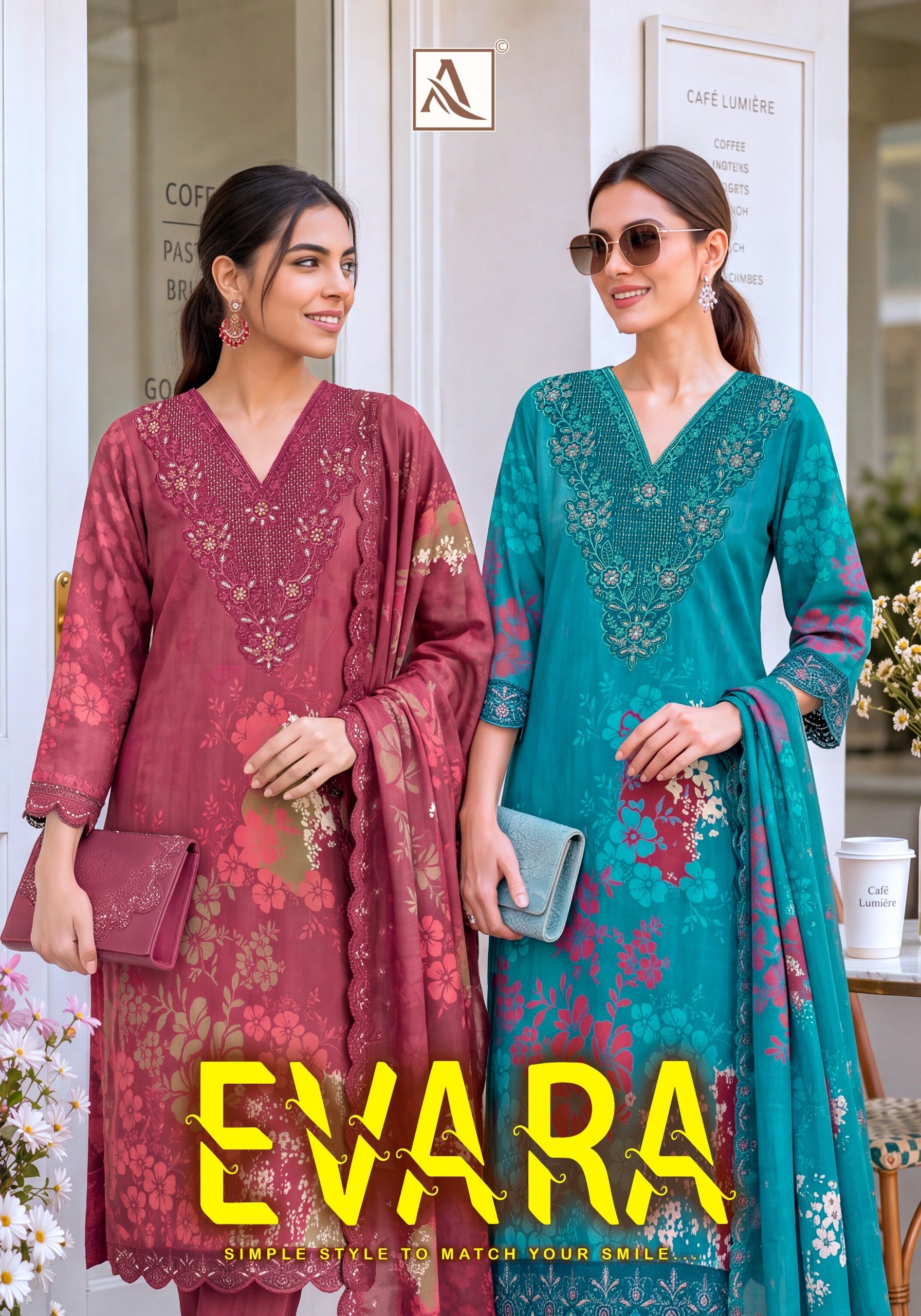 ALOK SUIT | EVARA Premium Designer Collection